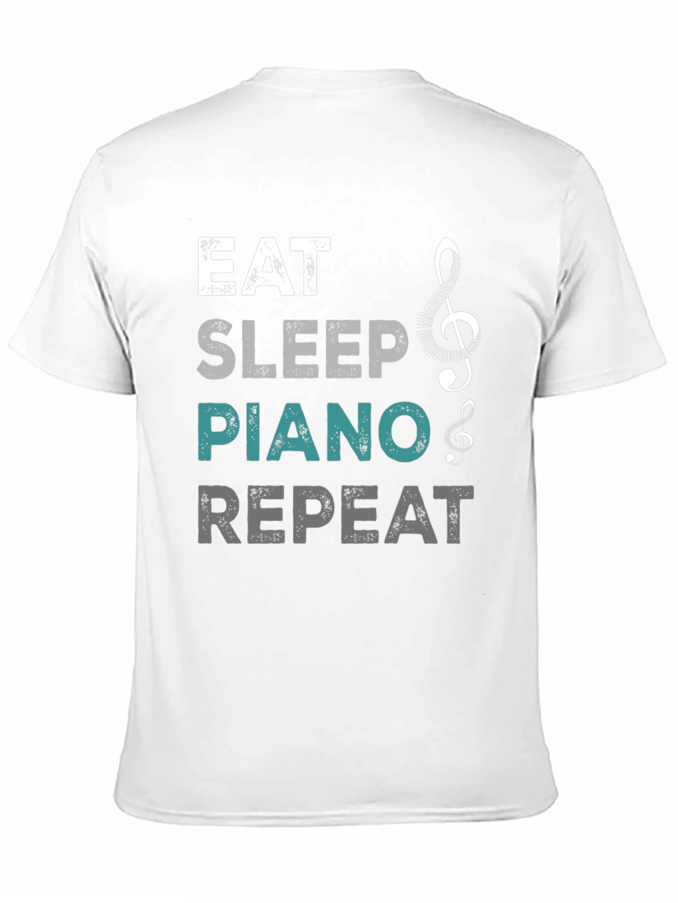 Eat Sleep Piano Repeat Graphic Tee