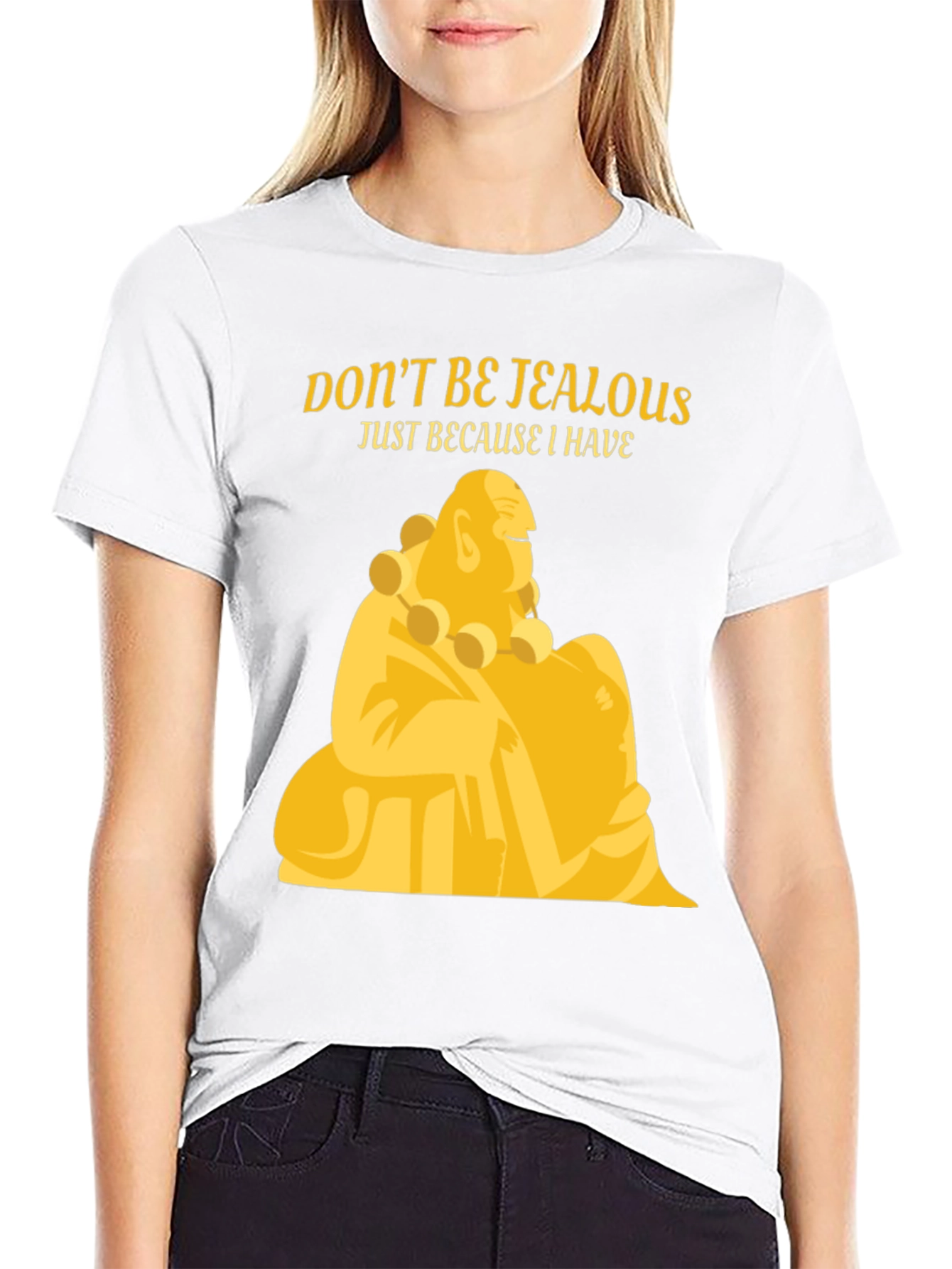 Dont Be Jealous Buddha Graphic T-Shirt
