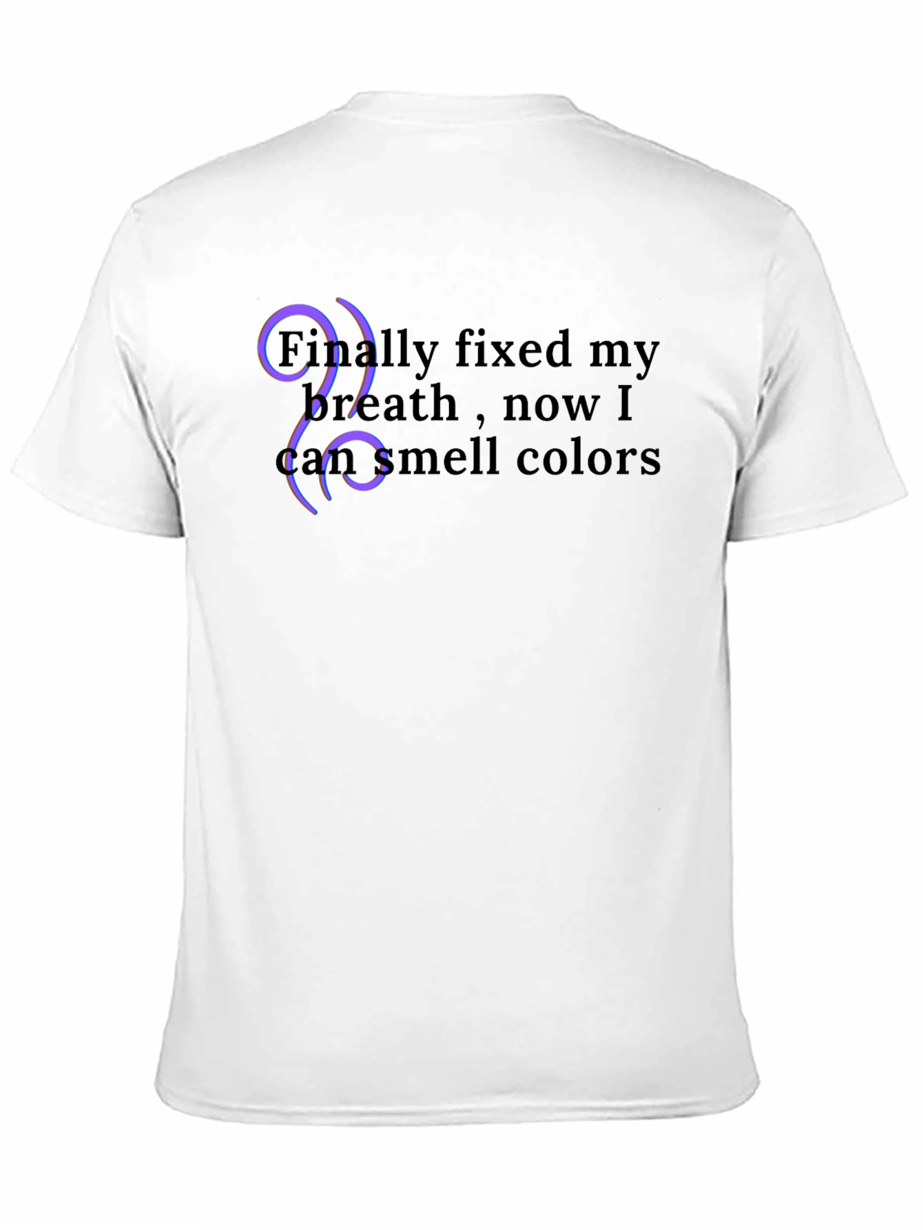 Smell Colors Black T-Shirt