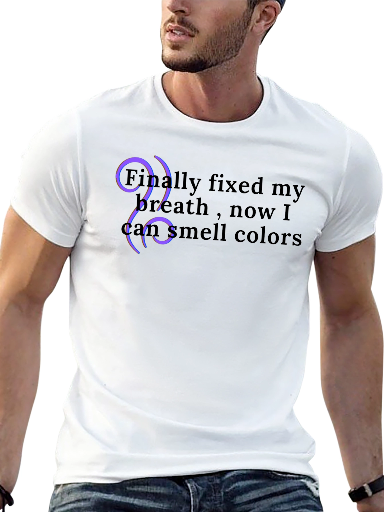 Smell Colors Black T-Shirt
