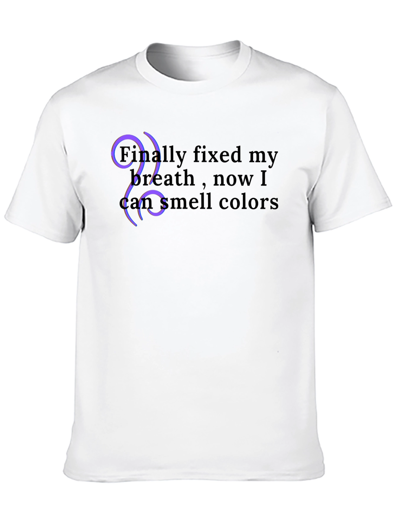 Smell Colors Black T-Shirt