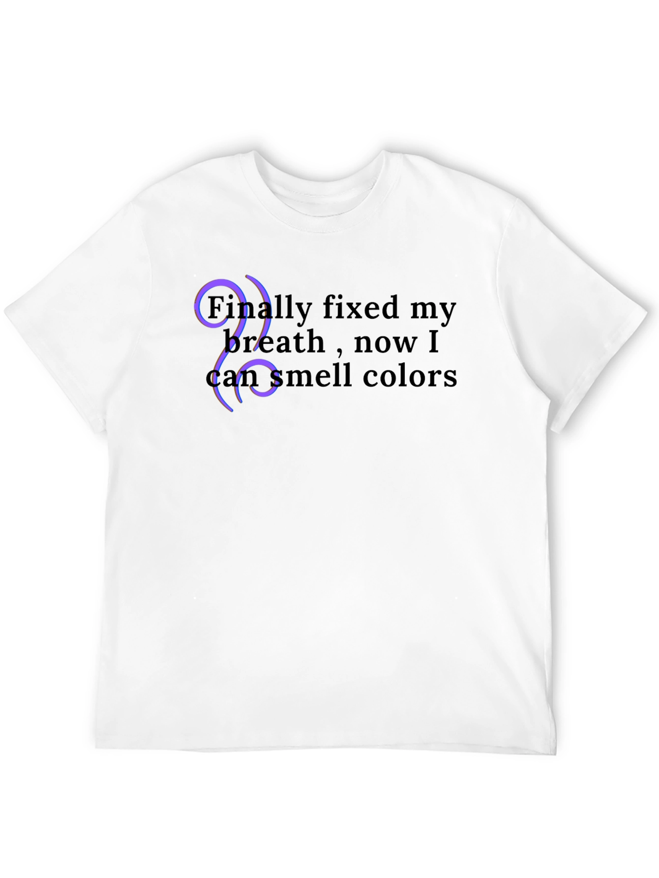 Smell Colors Black T-Shirt