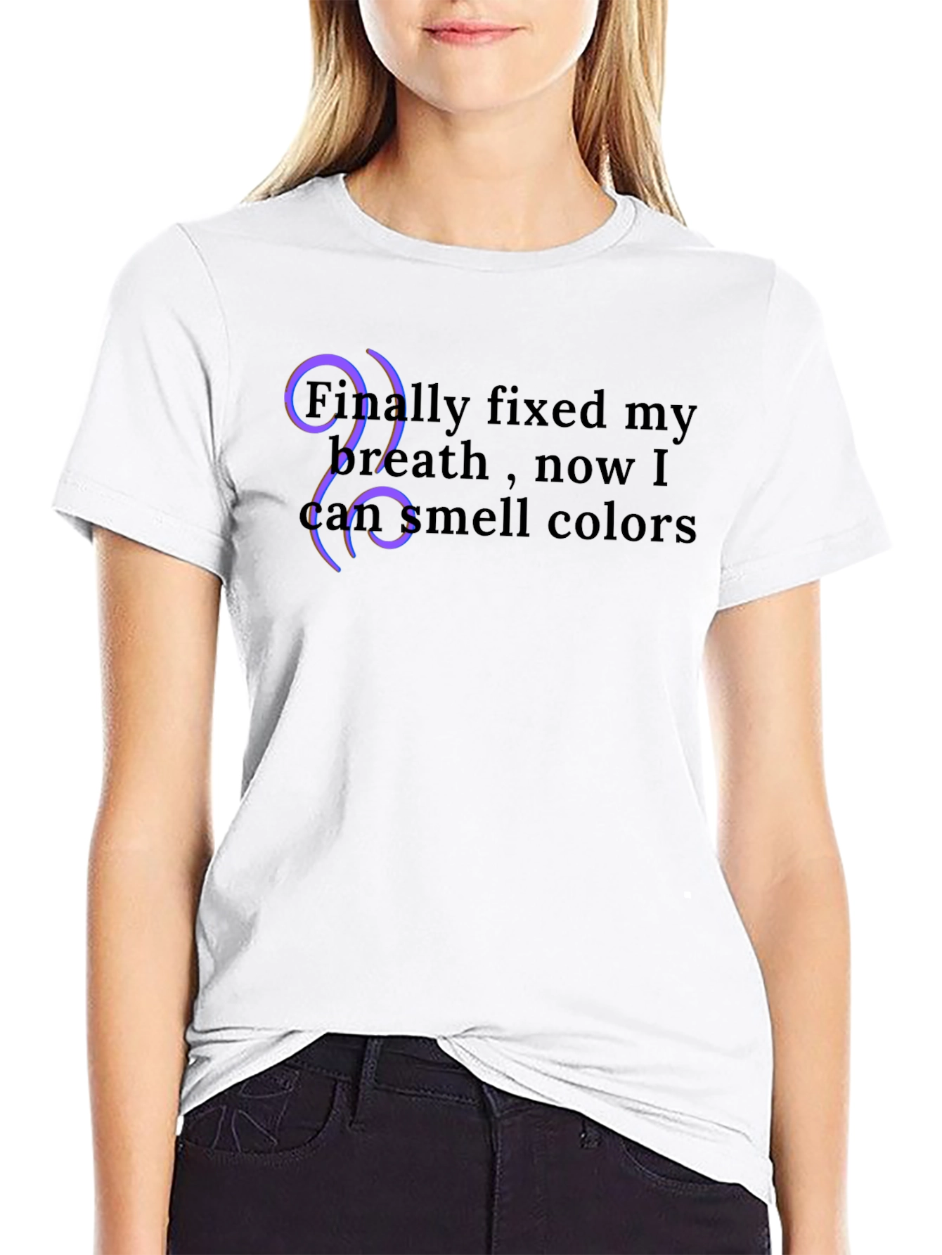 Smell Colors Black T-Shirt