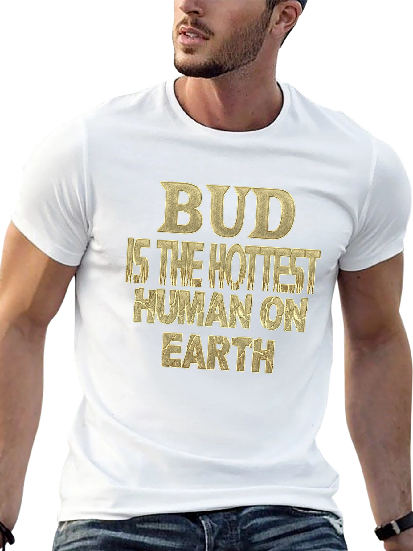 Bud Hottest Human T-Shirt - Unique Graphic Tee