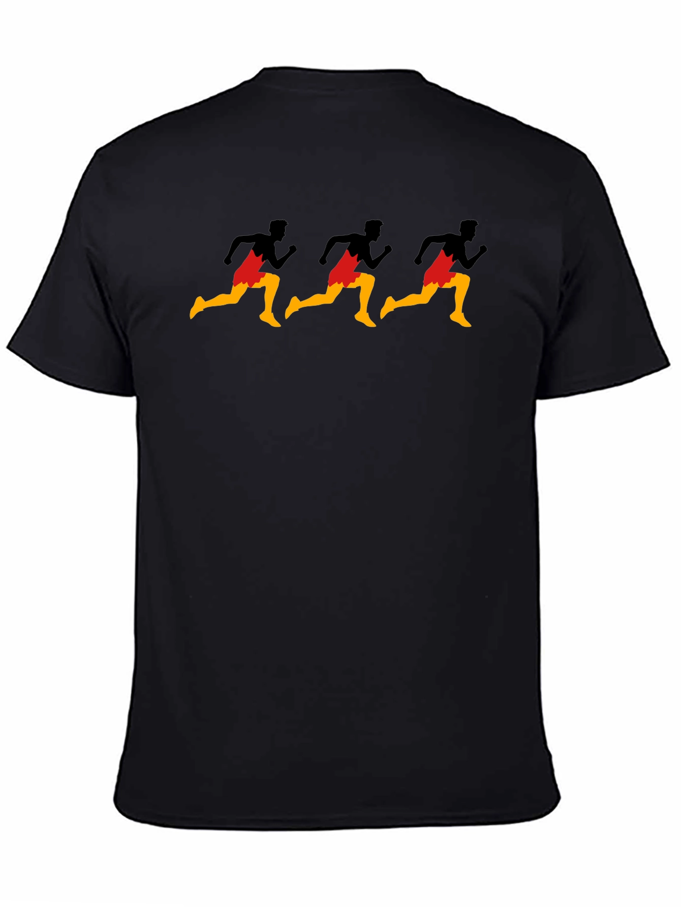 Runner Graphic Black T-Shirt