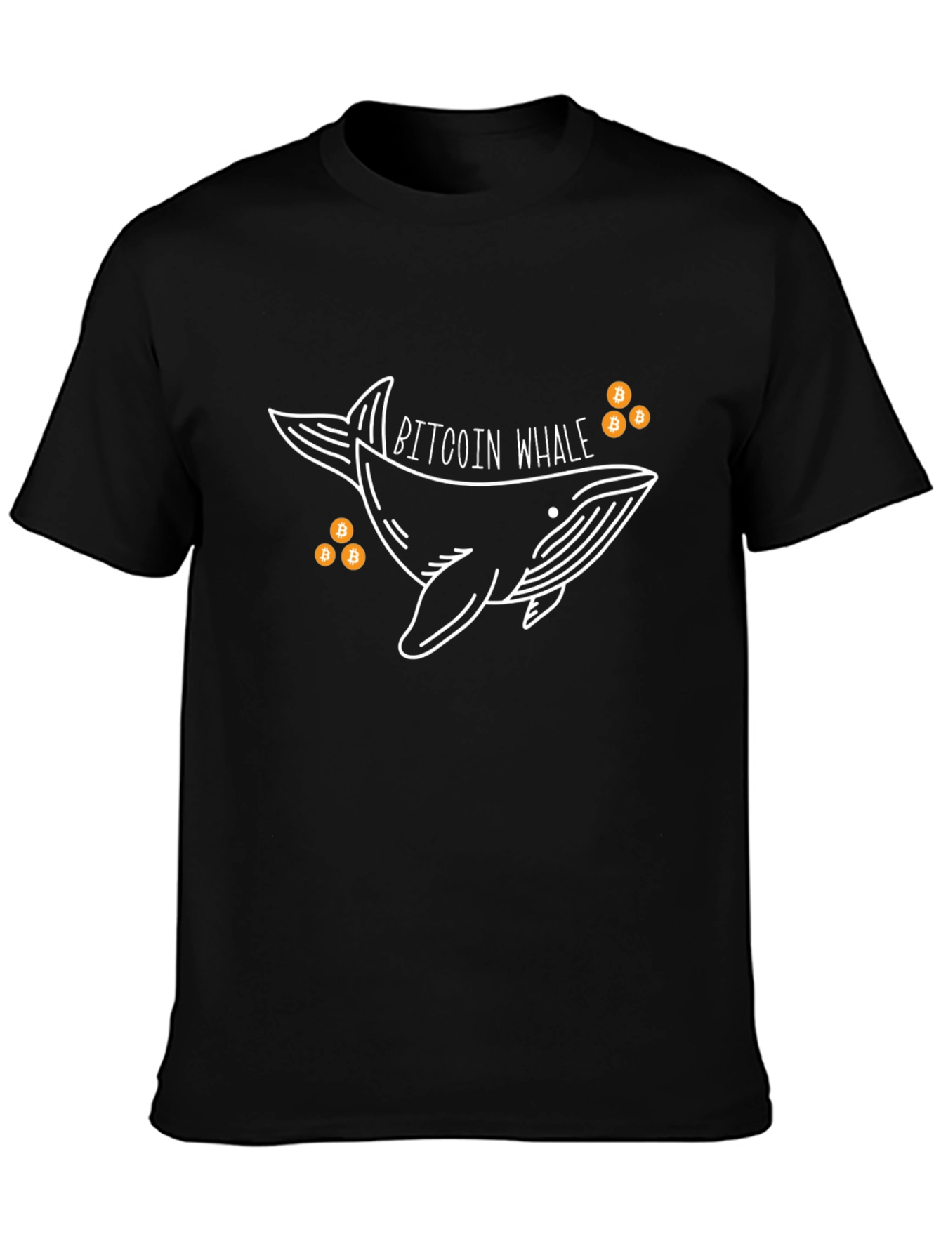 Bitcoin Whale Graphic Tee - Crypto Investor T-Shirt