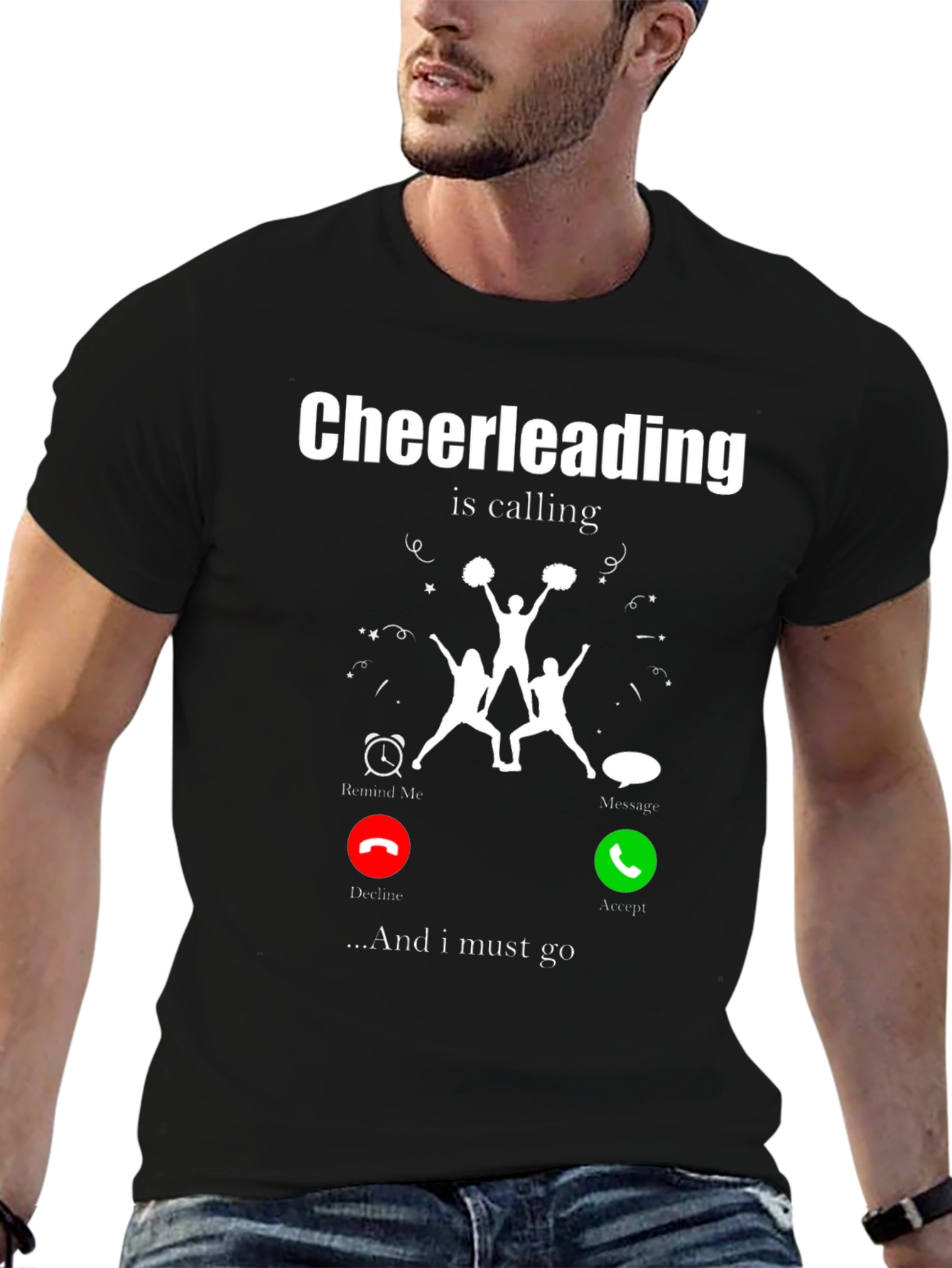 Cheerleading is Calling T-Shirt