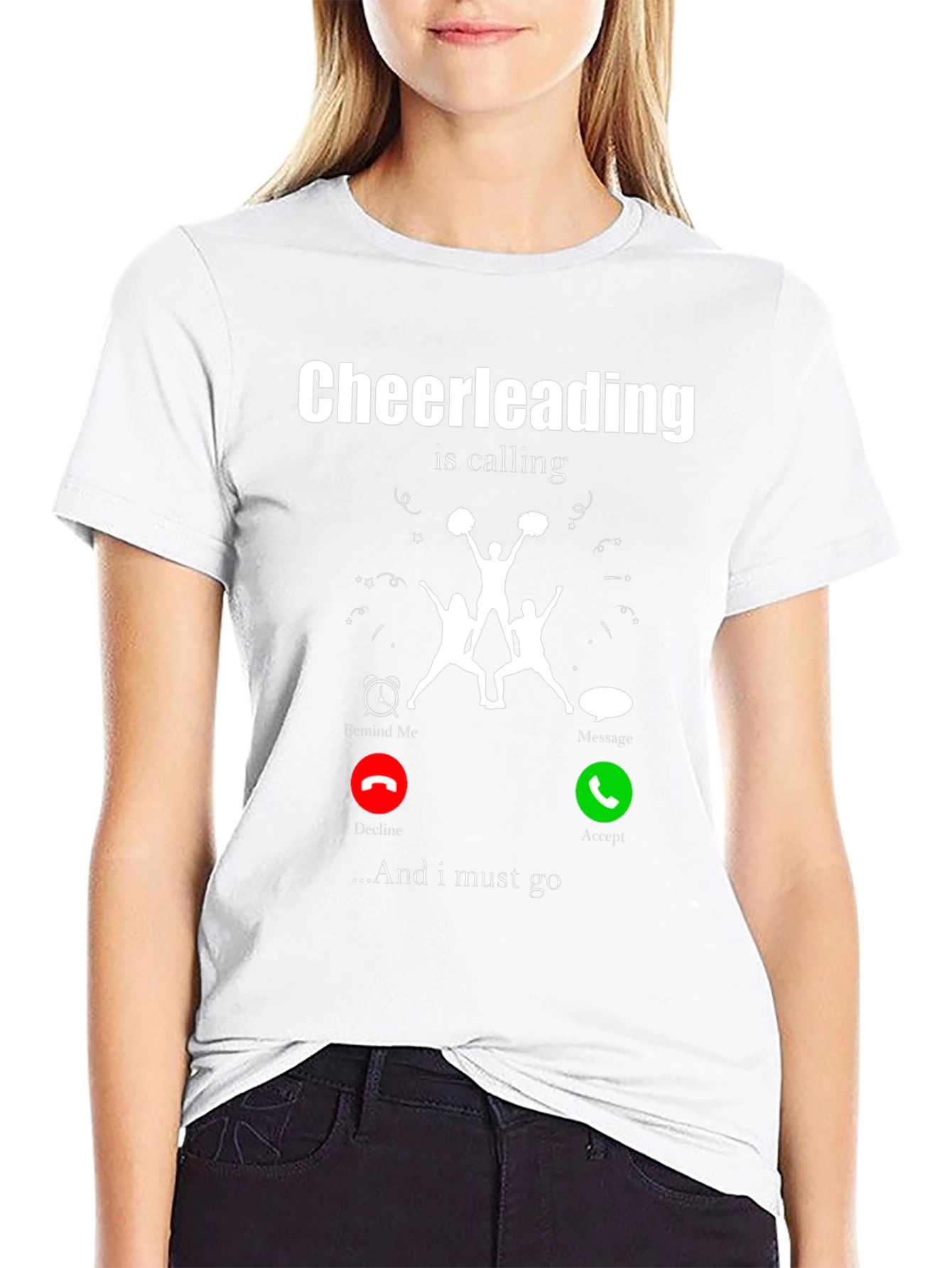 Cheerleading is Calling T-Shirt