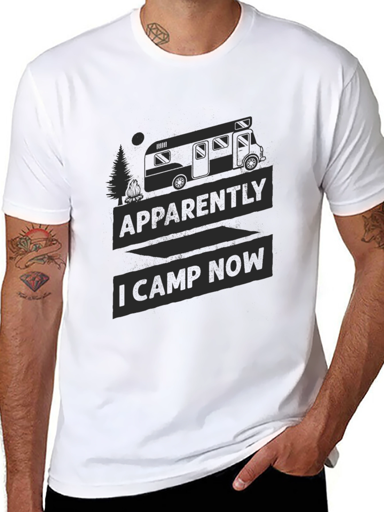 Apparently I Camp Now Camping T-Shirt
