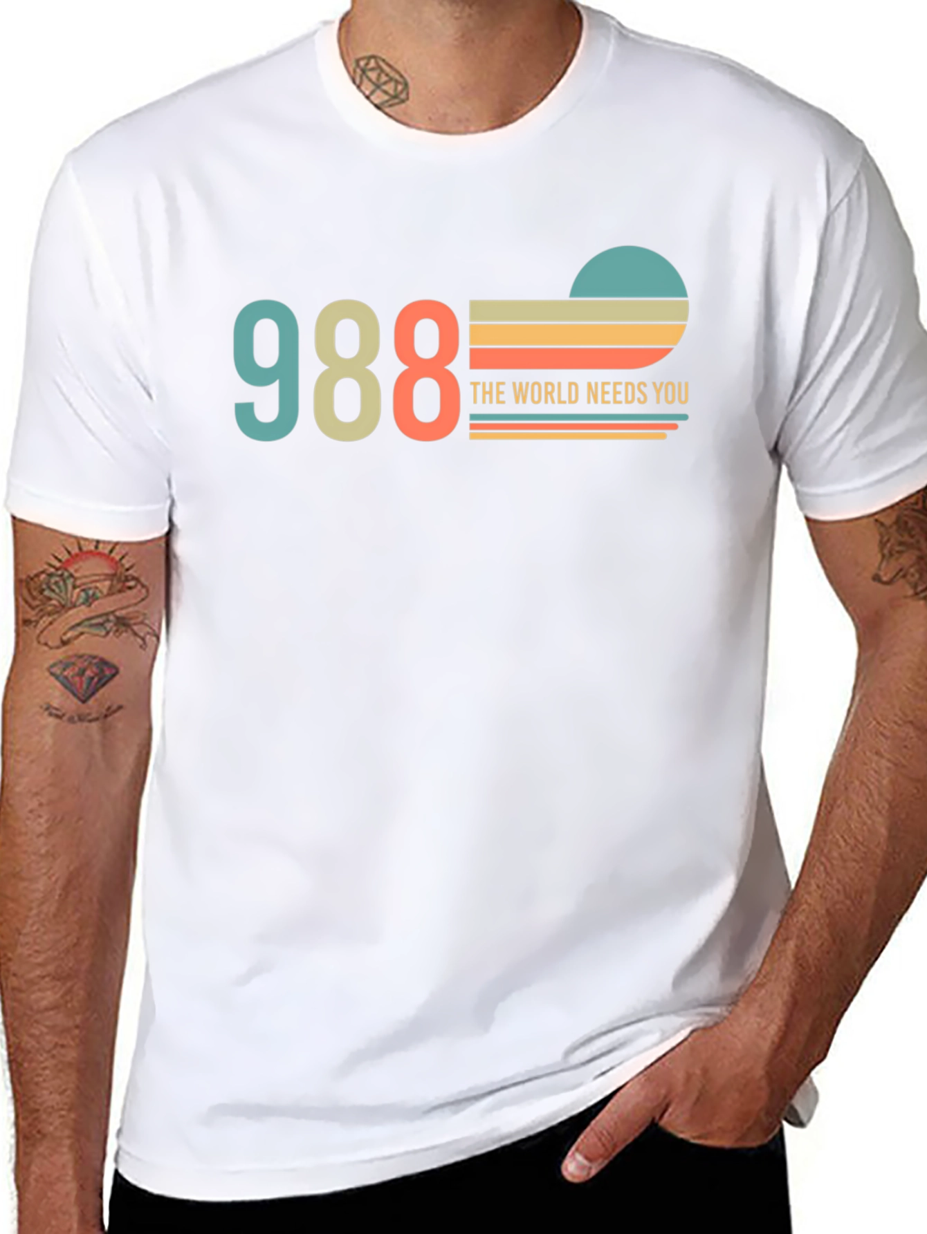 988 The World Needs You Graphic T-Shirt