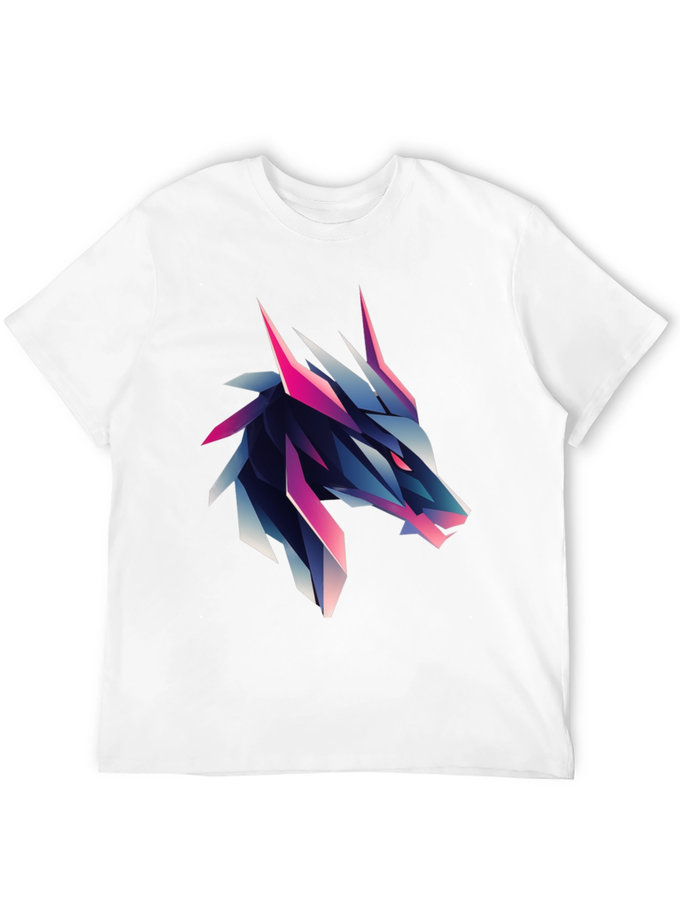 Geometric Wolf Graphic Tee - Bold & Modern