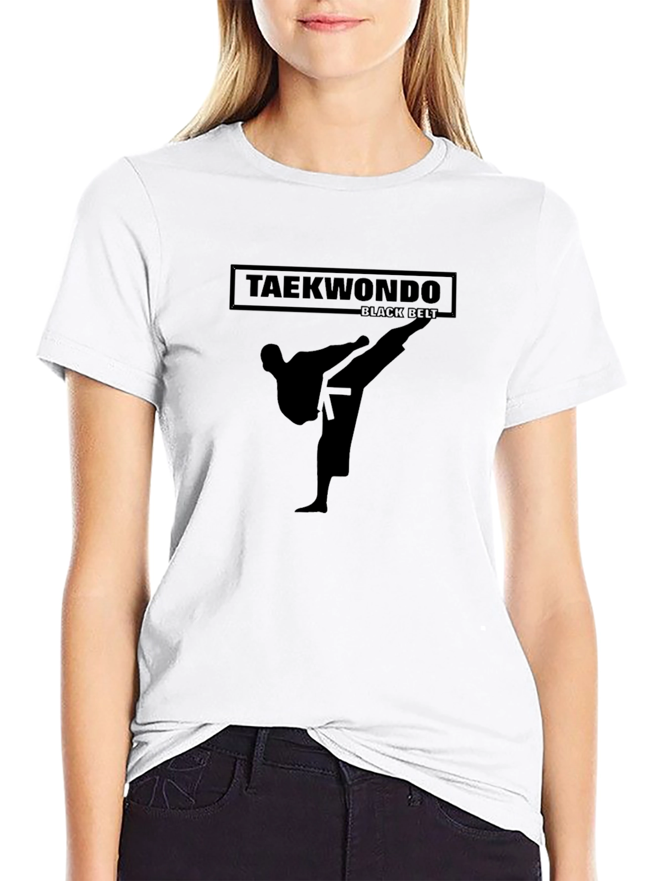 Taekwondo Black Belt T-Shirt - Martial Arts Design