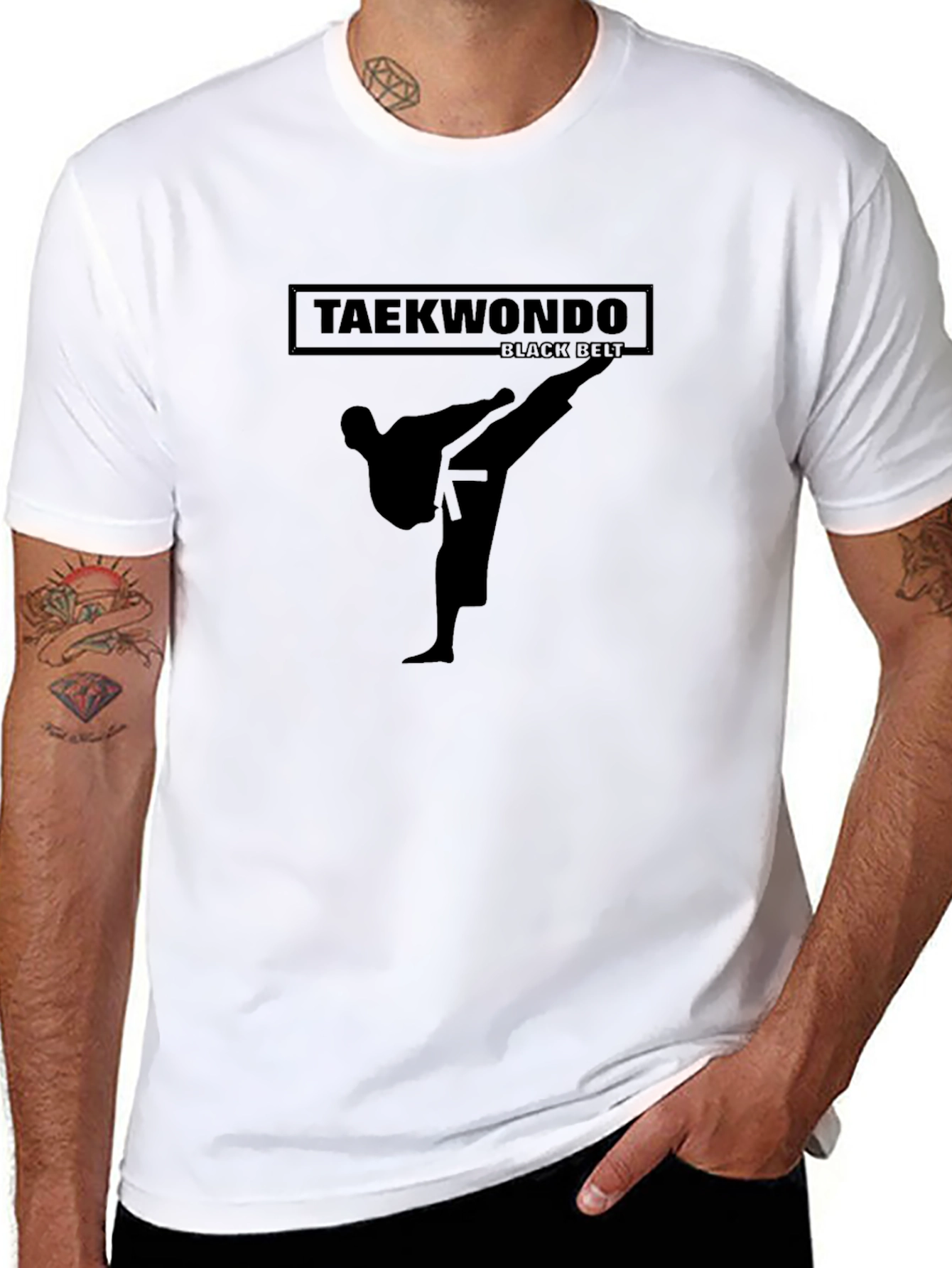 Taekwondo Black Belt T-Shirt - Martial Arts Design