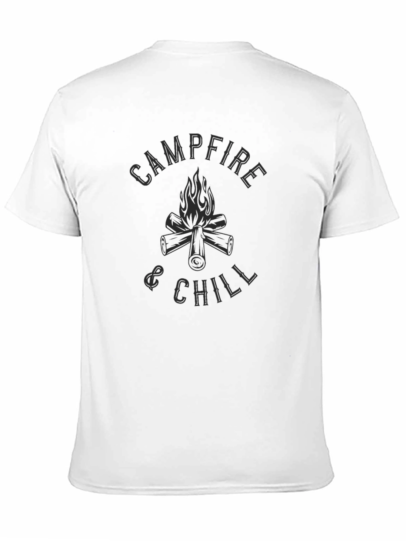Campfire & Chill Graphic Tee - Black