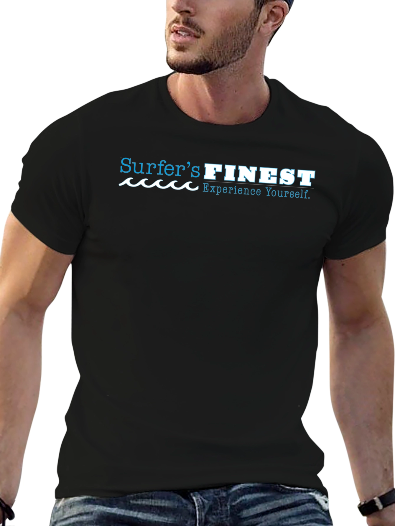 Surfers Finest Black T-Shirt