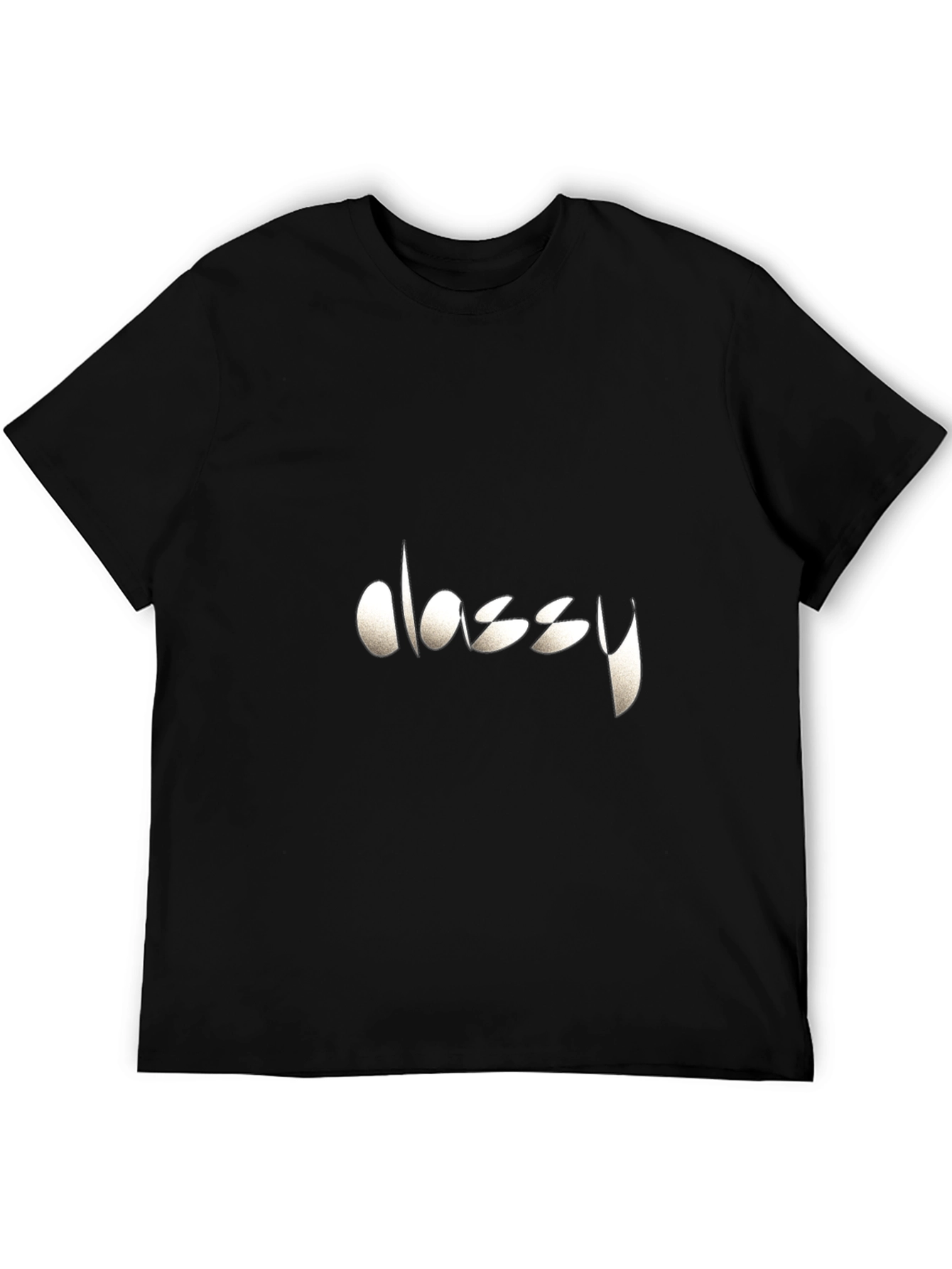 Classy Graphic Tee - Stylish Black T-Shirt