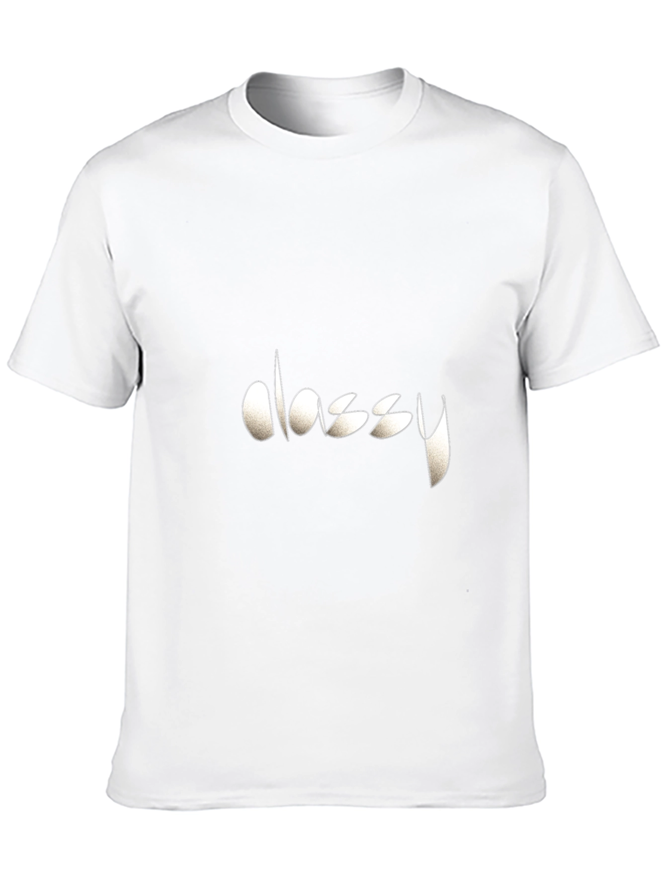Classy Graphic Tee - Stylish Black T-Shirt