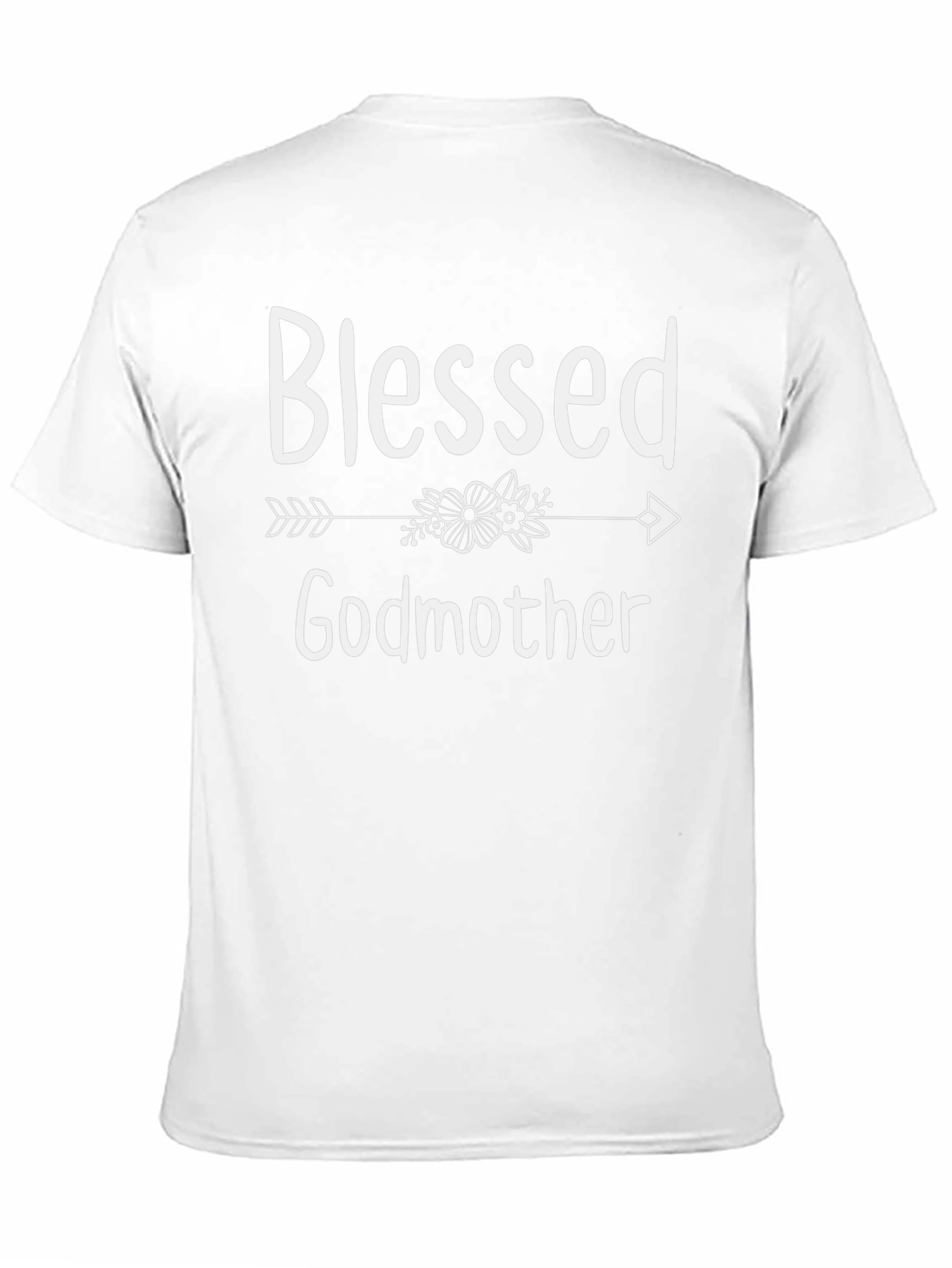 Blessed Godmother Graphic Tee - Black