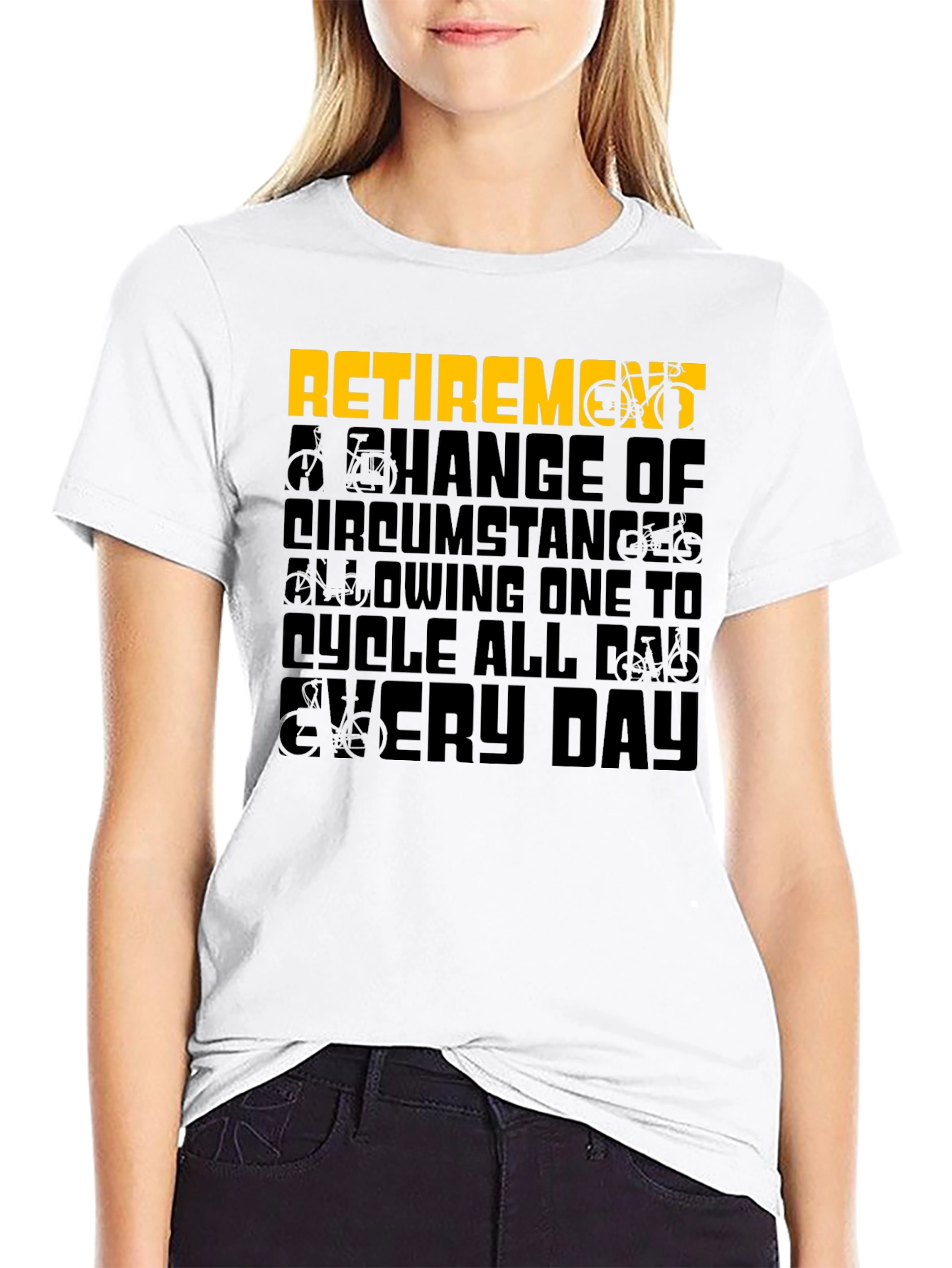 Retirement Cycling T-Shirt - Cycle All Day Every Day