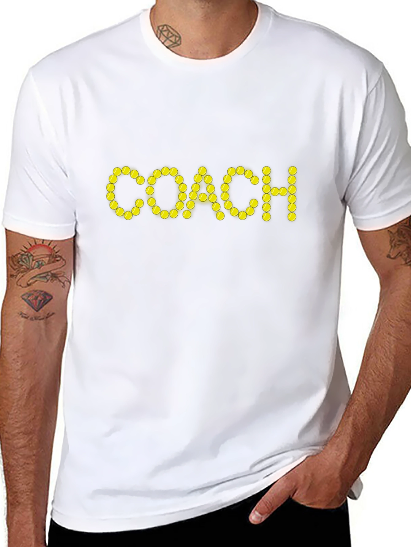 Coach Graphic T-Shirt - Black Casual Tee