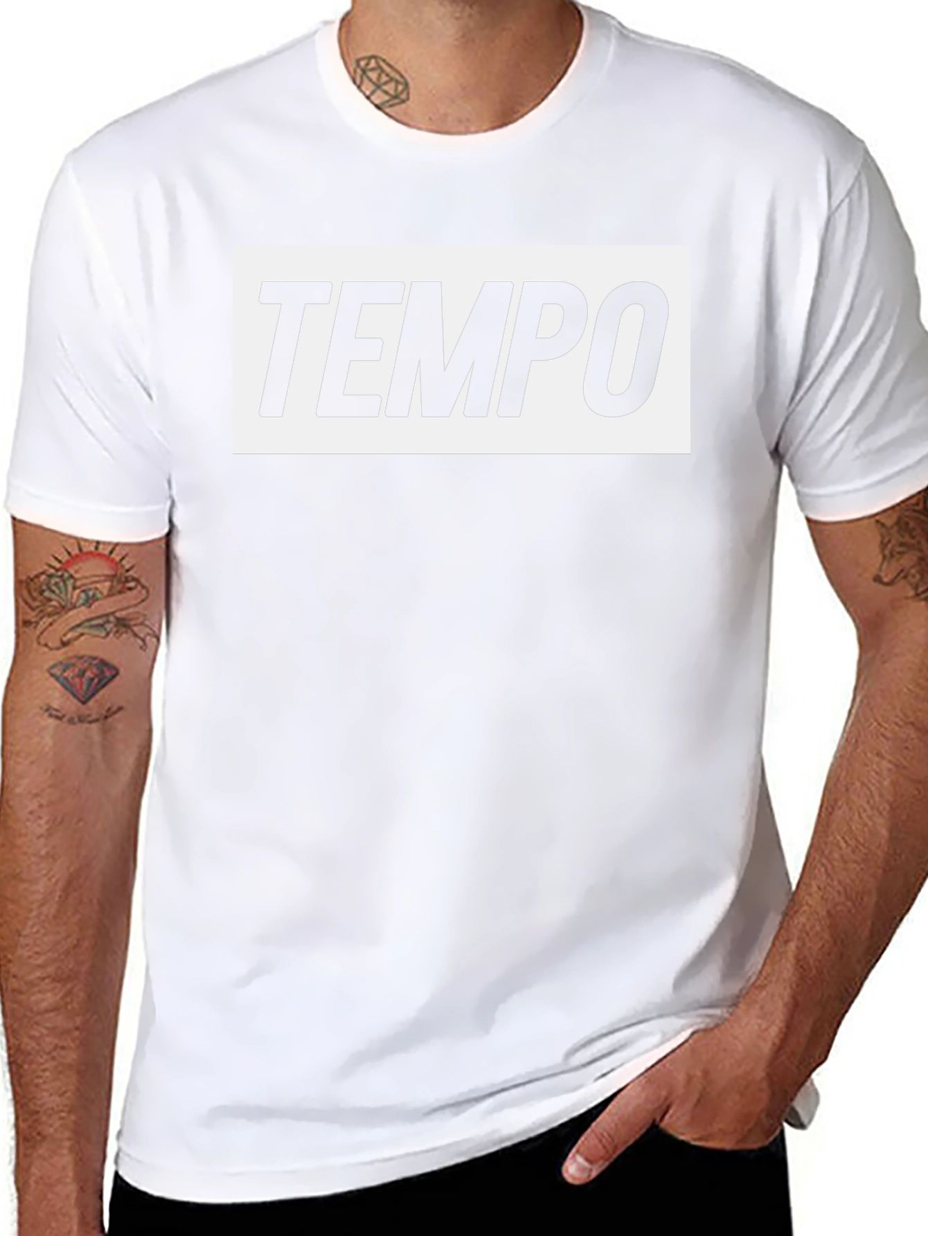 Tempo Graphic T-Shirt - Classic Black Tee