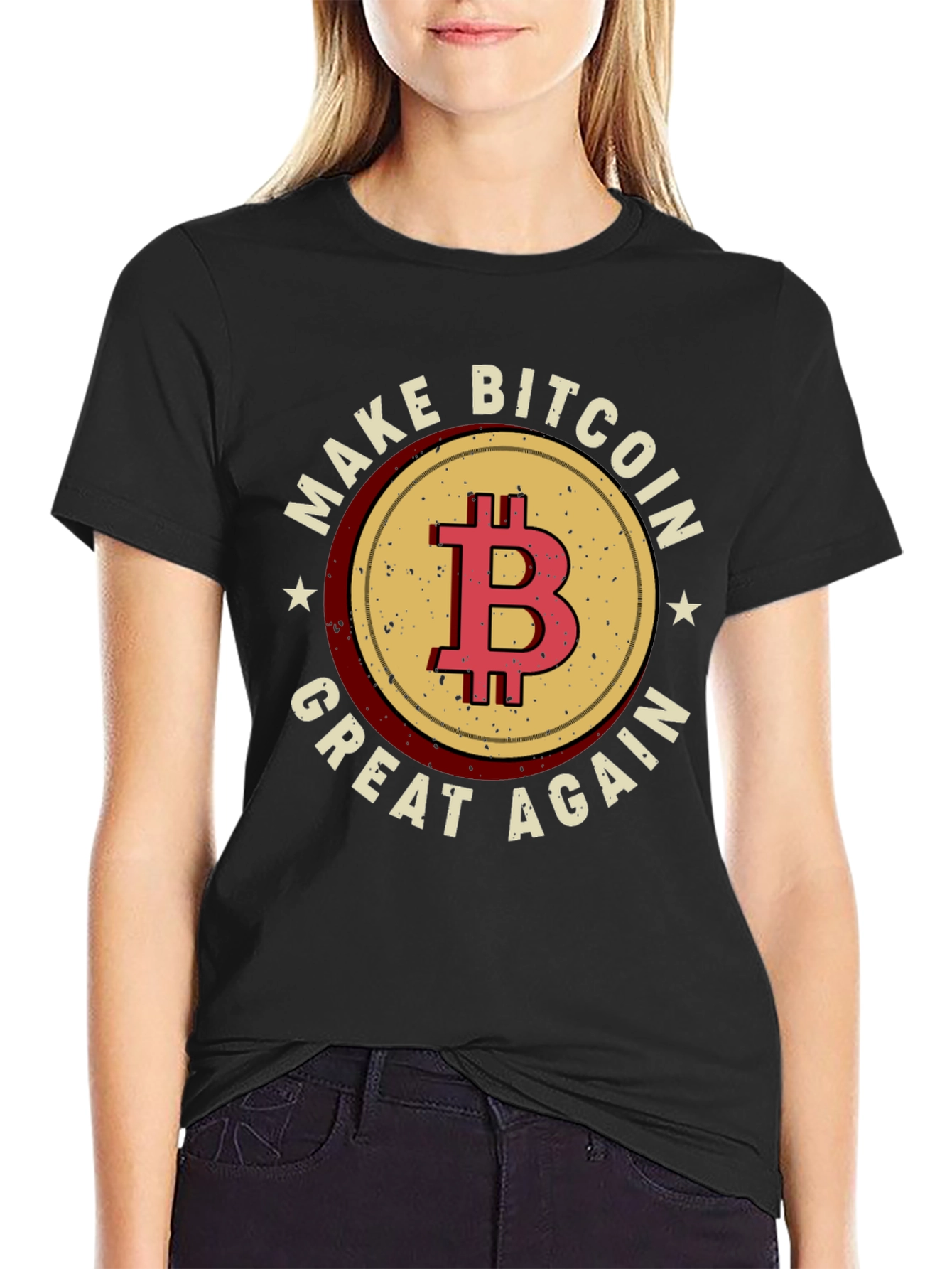 Make Bitcoin Great Again T-Shirt Crypto Tee