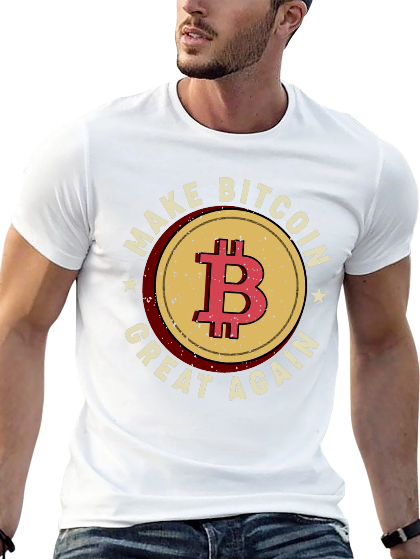 Make Bitcoin Great Again T-Shirt Crypto Tee