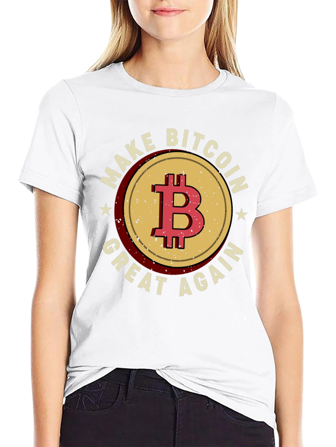 Make Bitcoin Great Again T-Shirt Crypto Tee