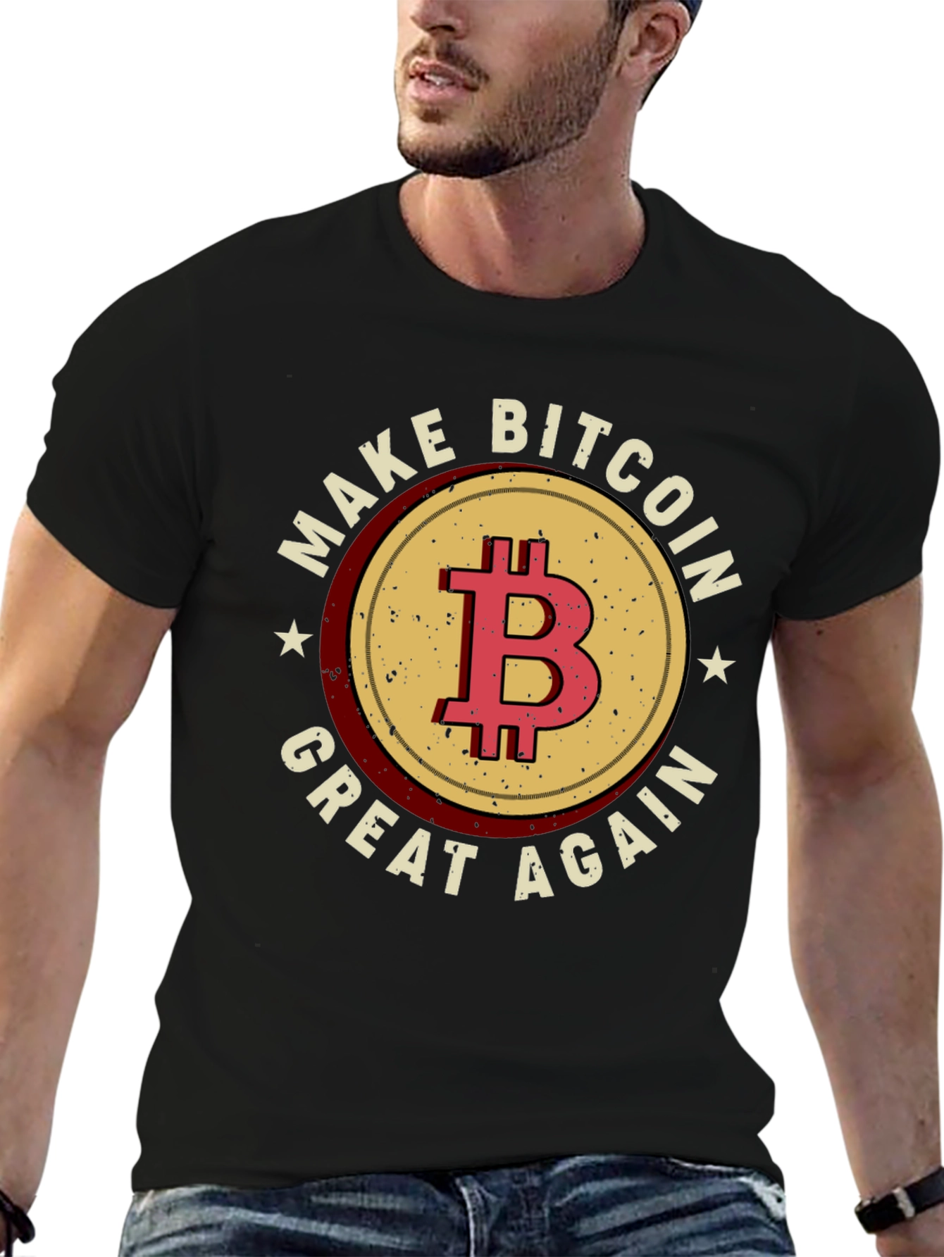 Make Bitcoin Great Again T-Shirt Crypto Tee