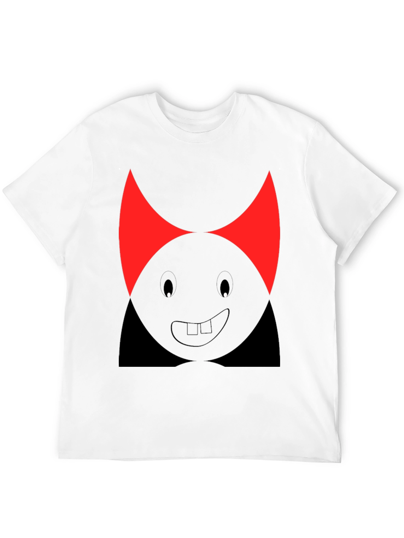 Funny Devil Cartoon T-Shirt - Black