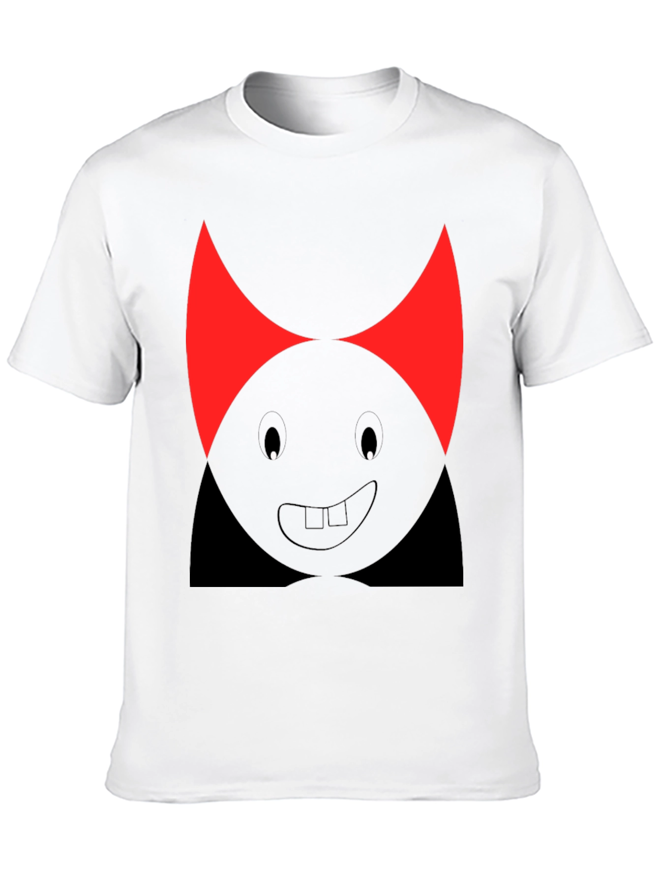 Funny Devil Cartoon T-Shirt - Black