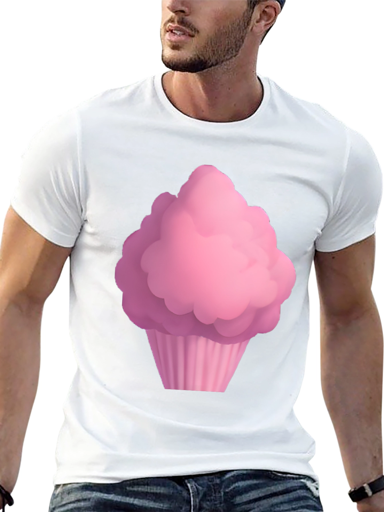 Cupcake Graphic Black T-Shirt