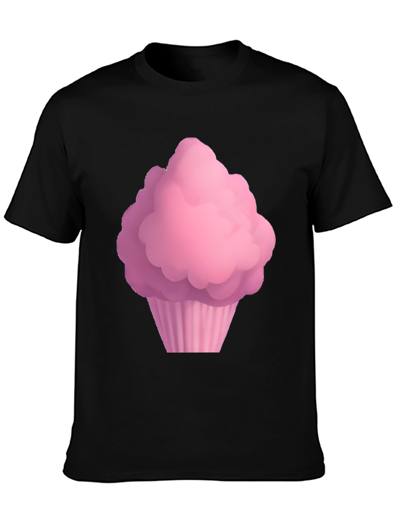 Cupcake Graphic Black T-Shirt