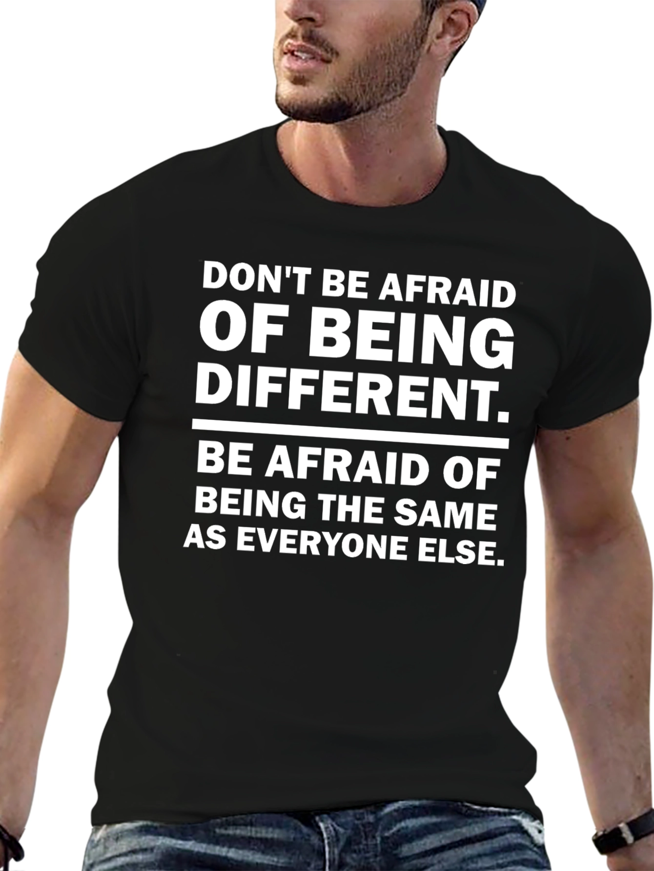 Be Different Graphic T-Shirt - Unique Statement Tee