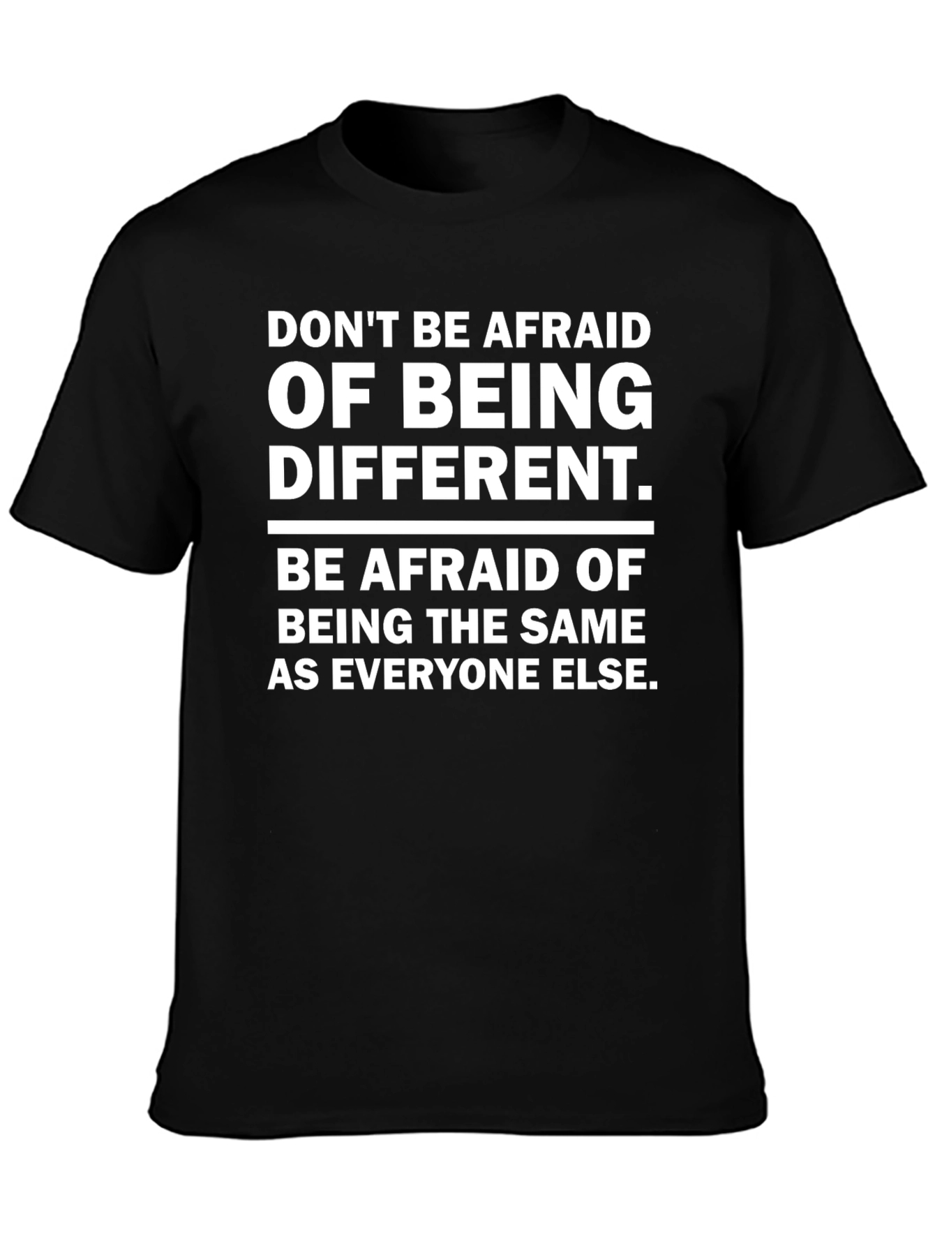Be Different Graphic T-Shirt - Unique Statement Tee