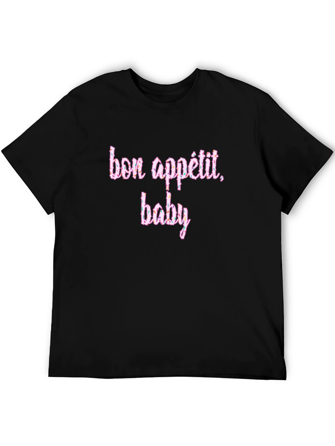 Bon Appétit Baby Black T-Shirt