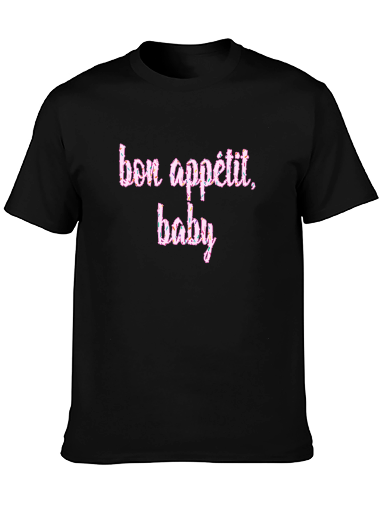 Bon Appétit Baby Black T-Shirt