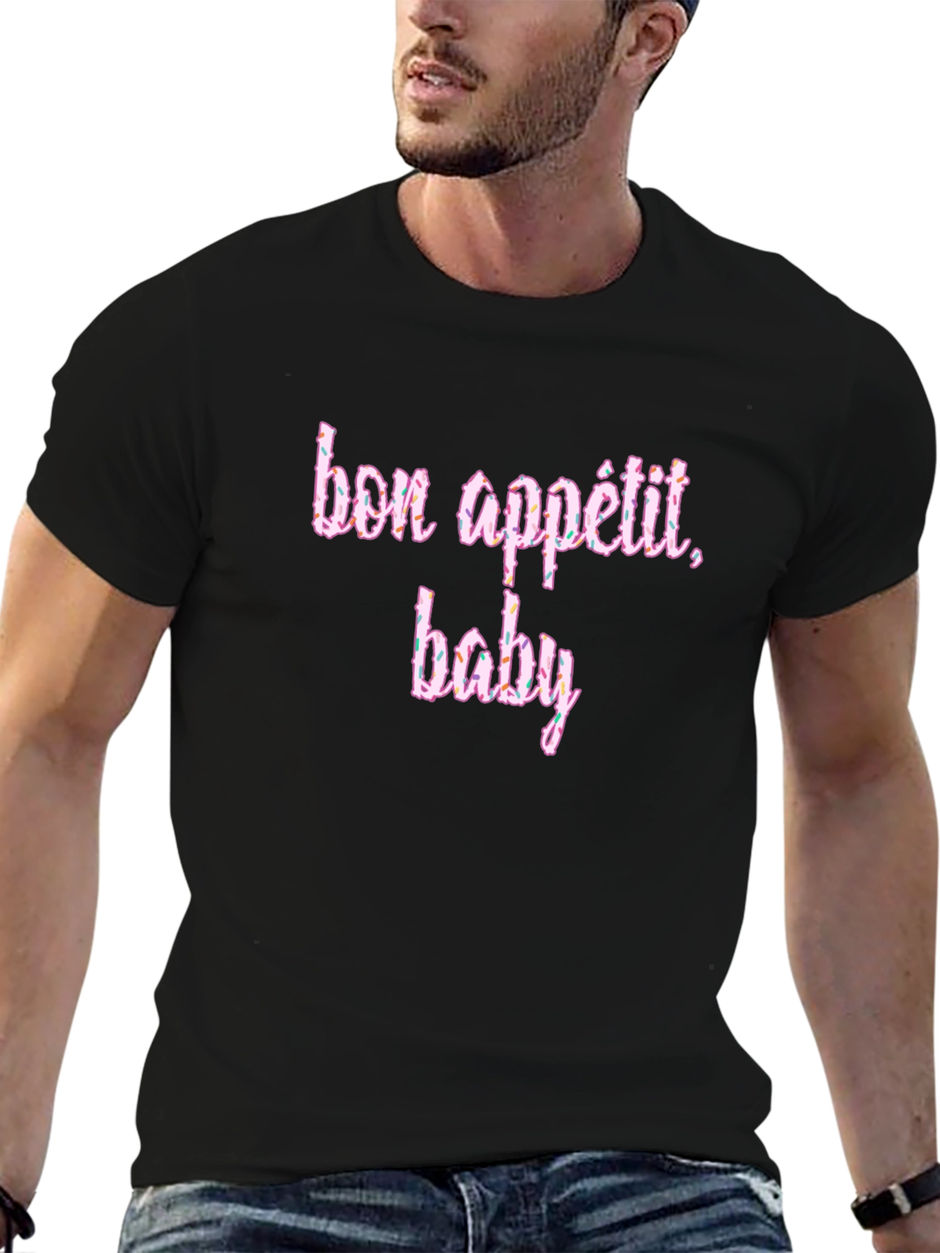 Bon Appétit Baby Black T-Shirt