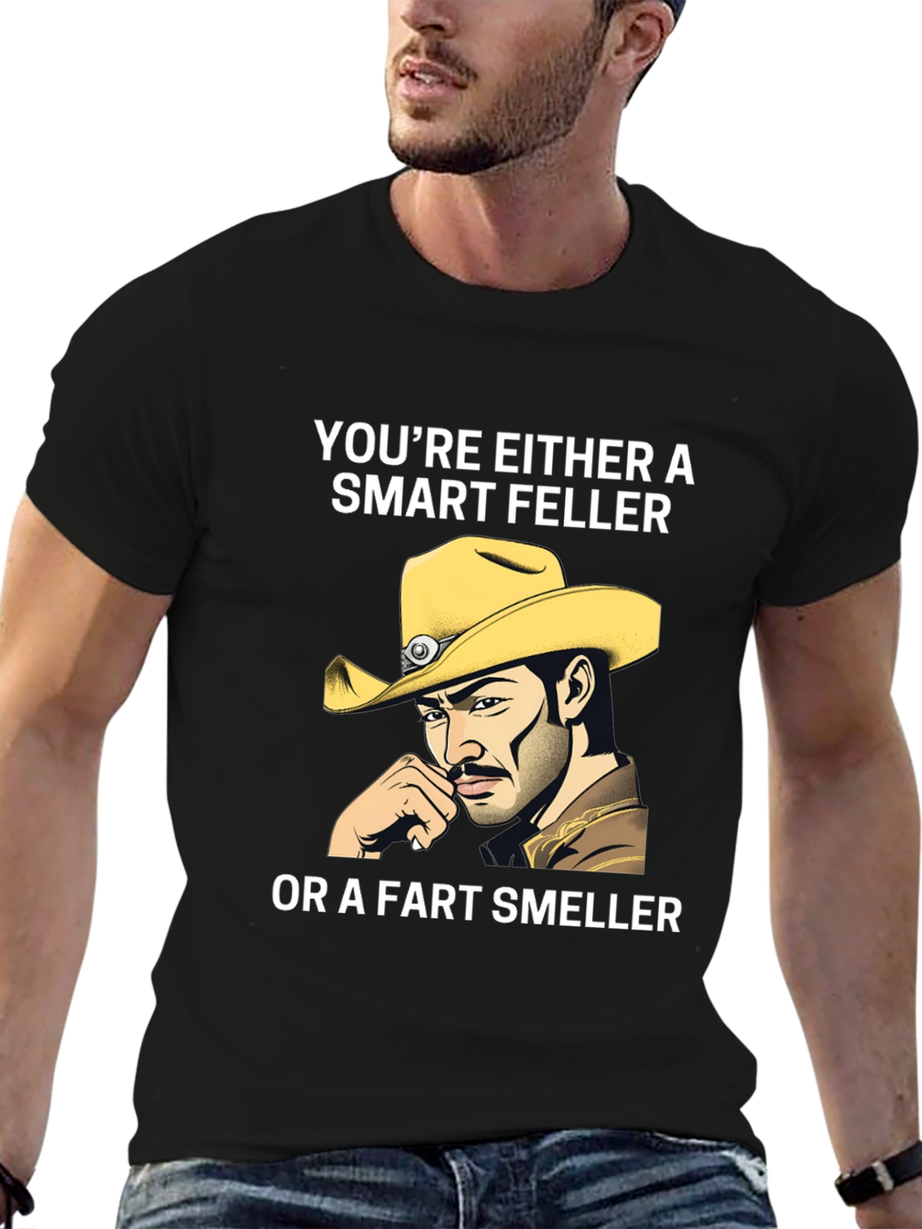 Smart Feller T-Shirt - Cowboy Humor Tee