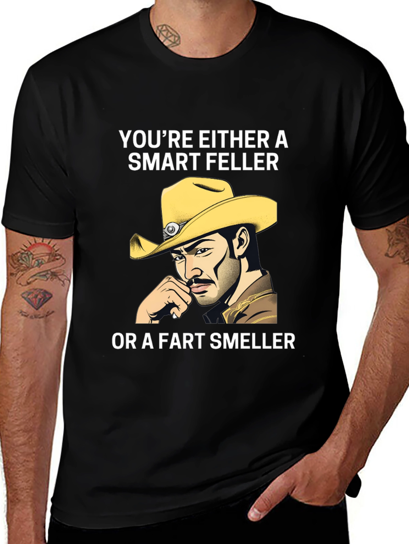 Smart Feller T-Shirt - Cowboy Humor Tee