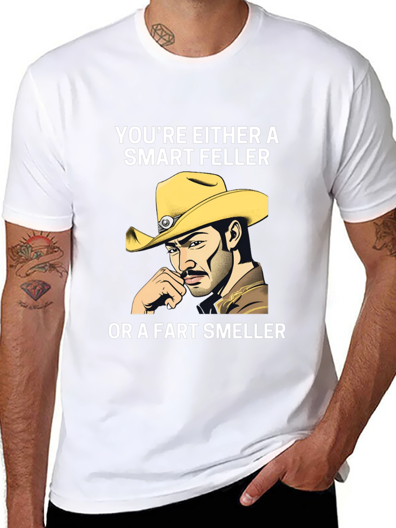 Smart Feller T-Shirt - Cowboy Humor Tee