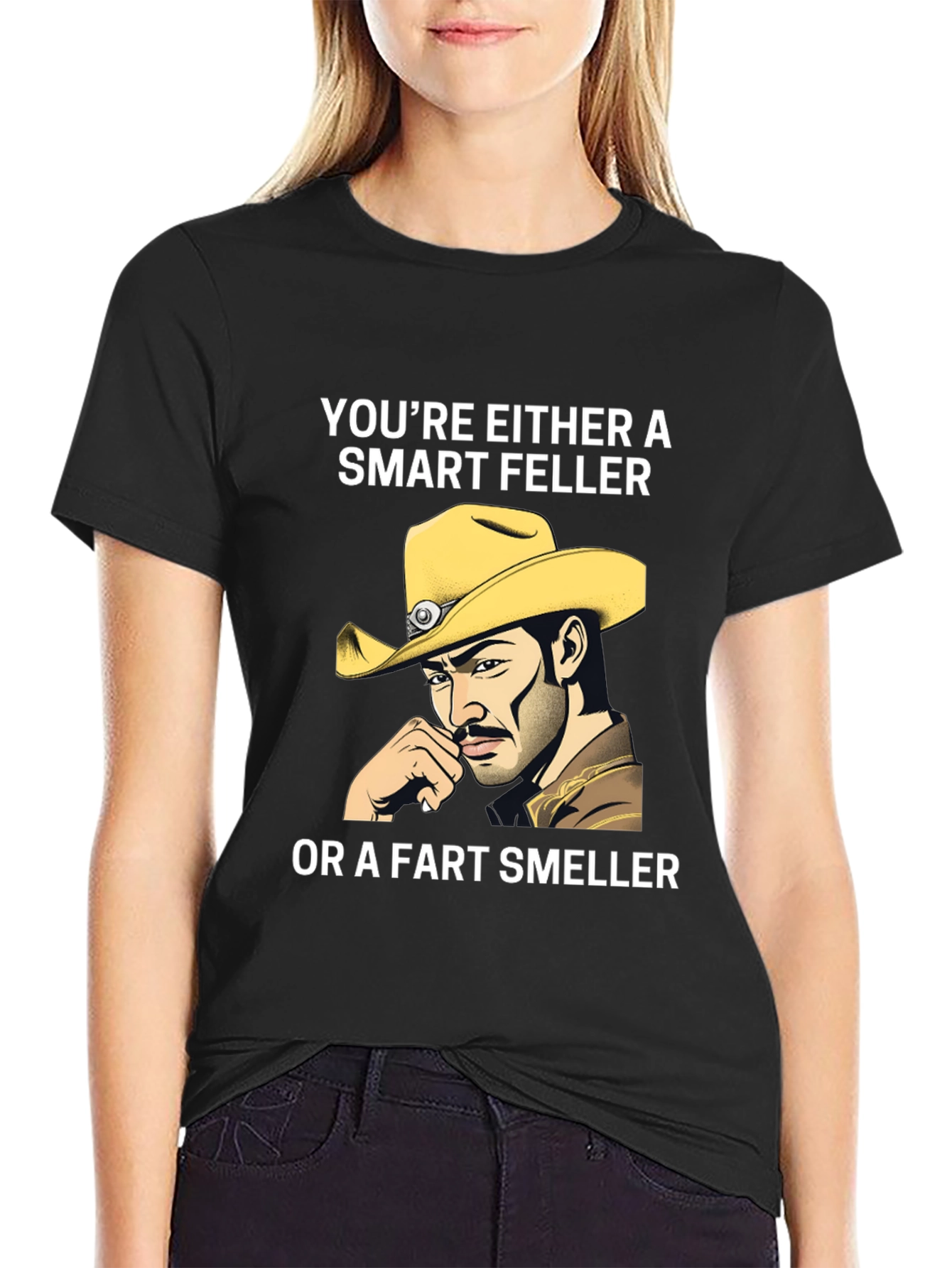 Smart Feller T-Shirt - Cowboy Humor Tee