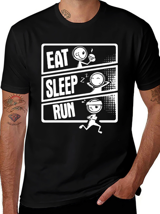 Eat Sleep Run Graphic T-Shirt