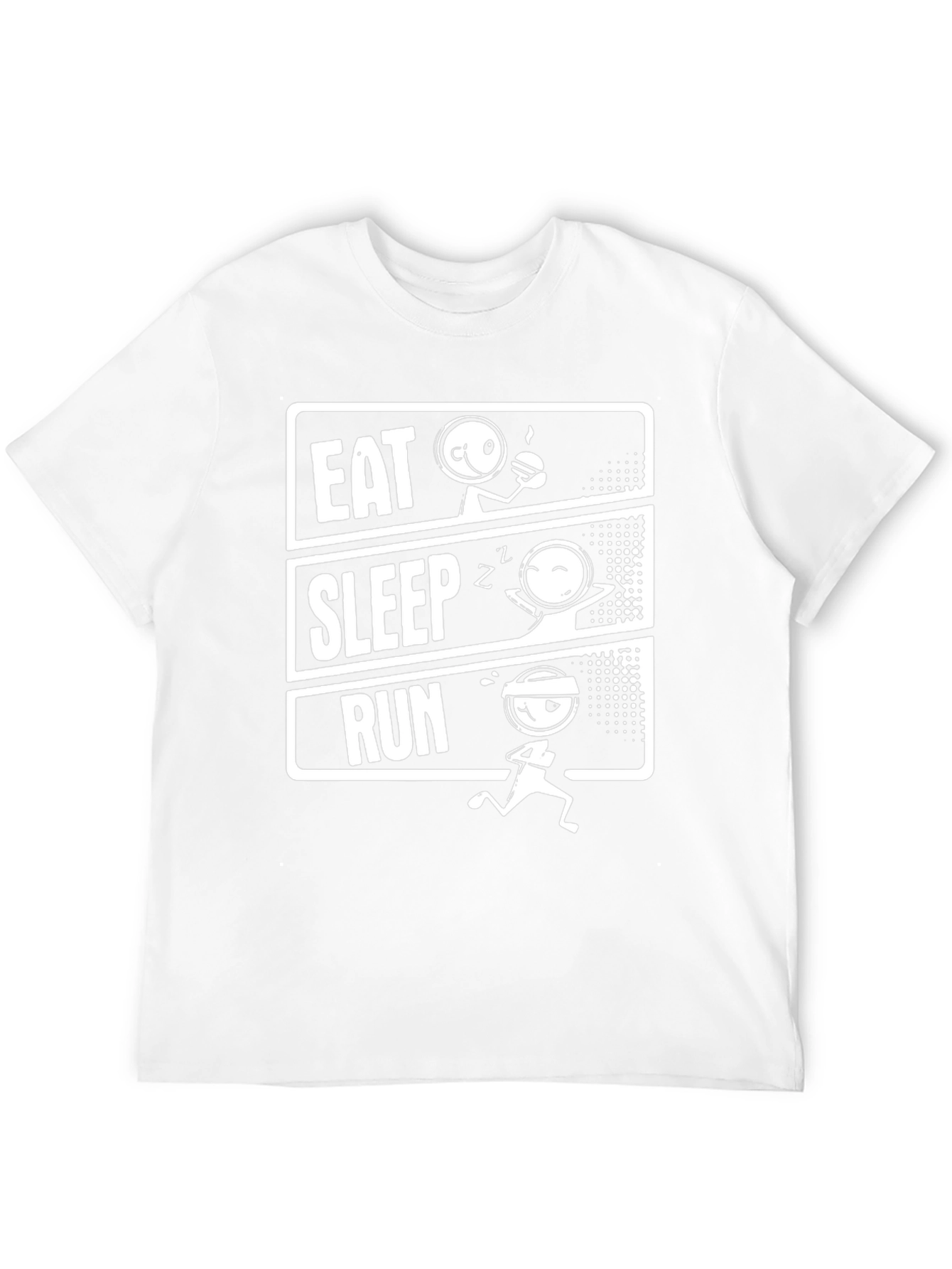 Eat Sleep Run Graphic T-Shirt
