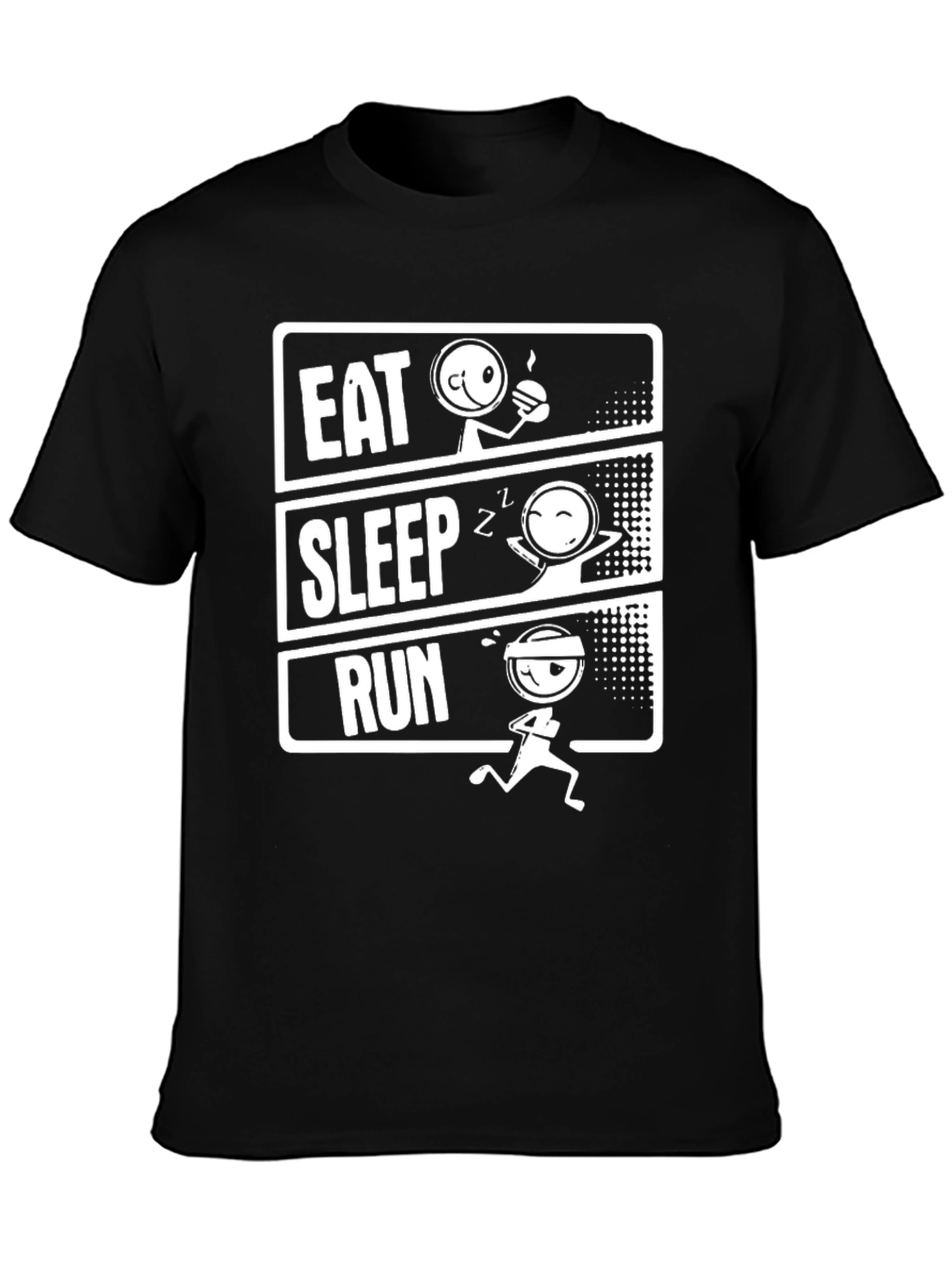 Eat Sleep Run Graphic T-Shirt