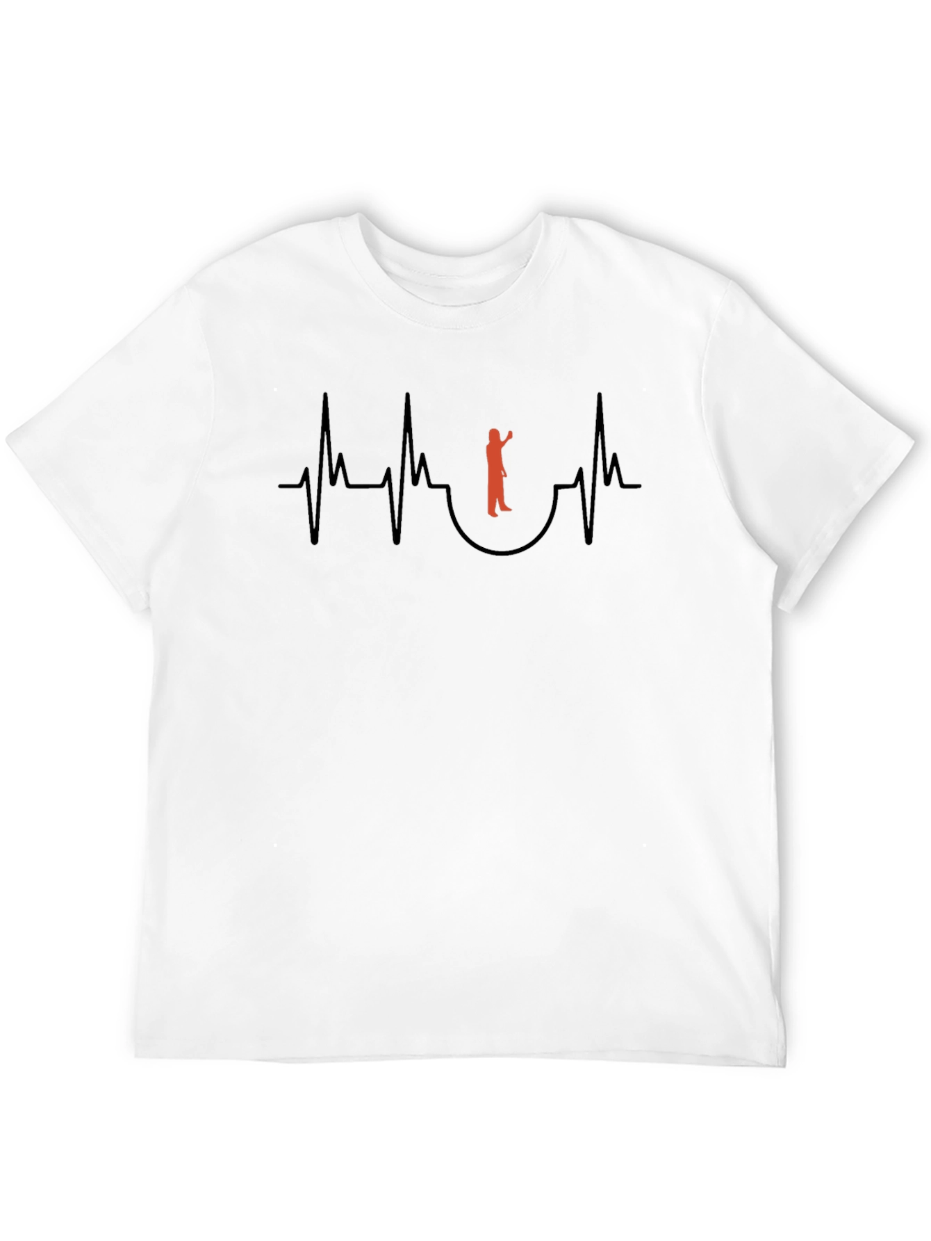 Lifeguard Heartbeat T-Shirt - Black Cotton Tee