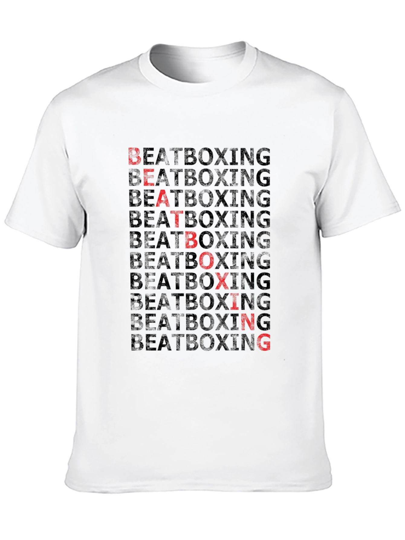 Beatboxing Graphic Tee - Black Cotton Blend