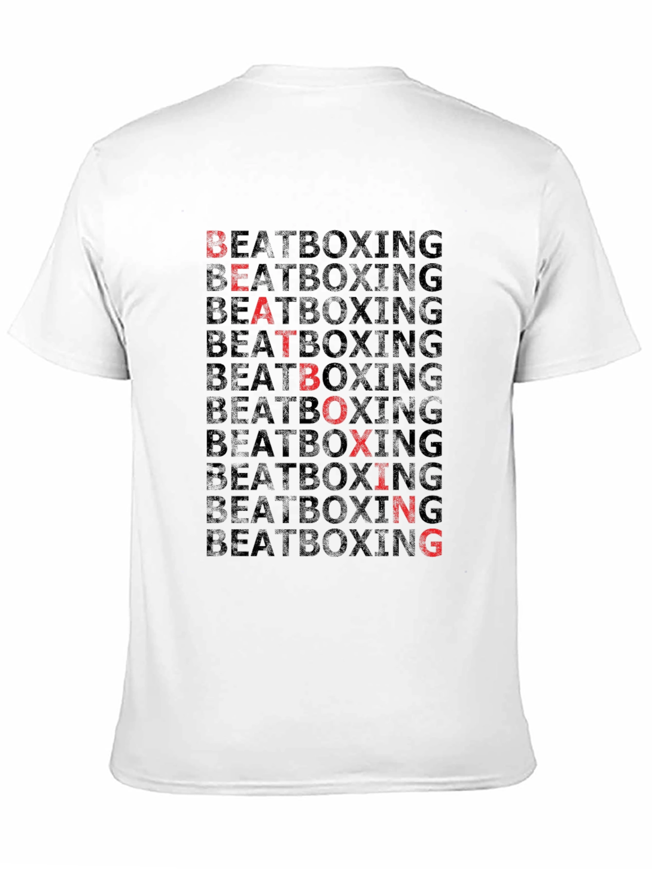 Beatboxing Graphic Tee - Black Cotton Blend