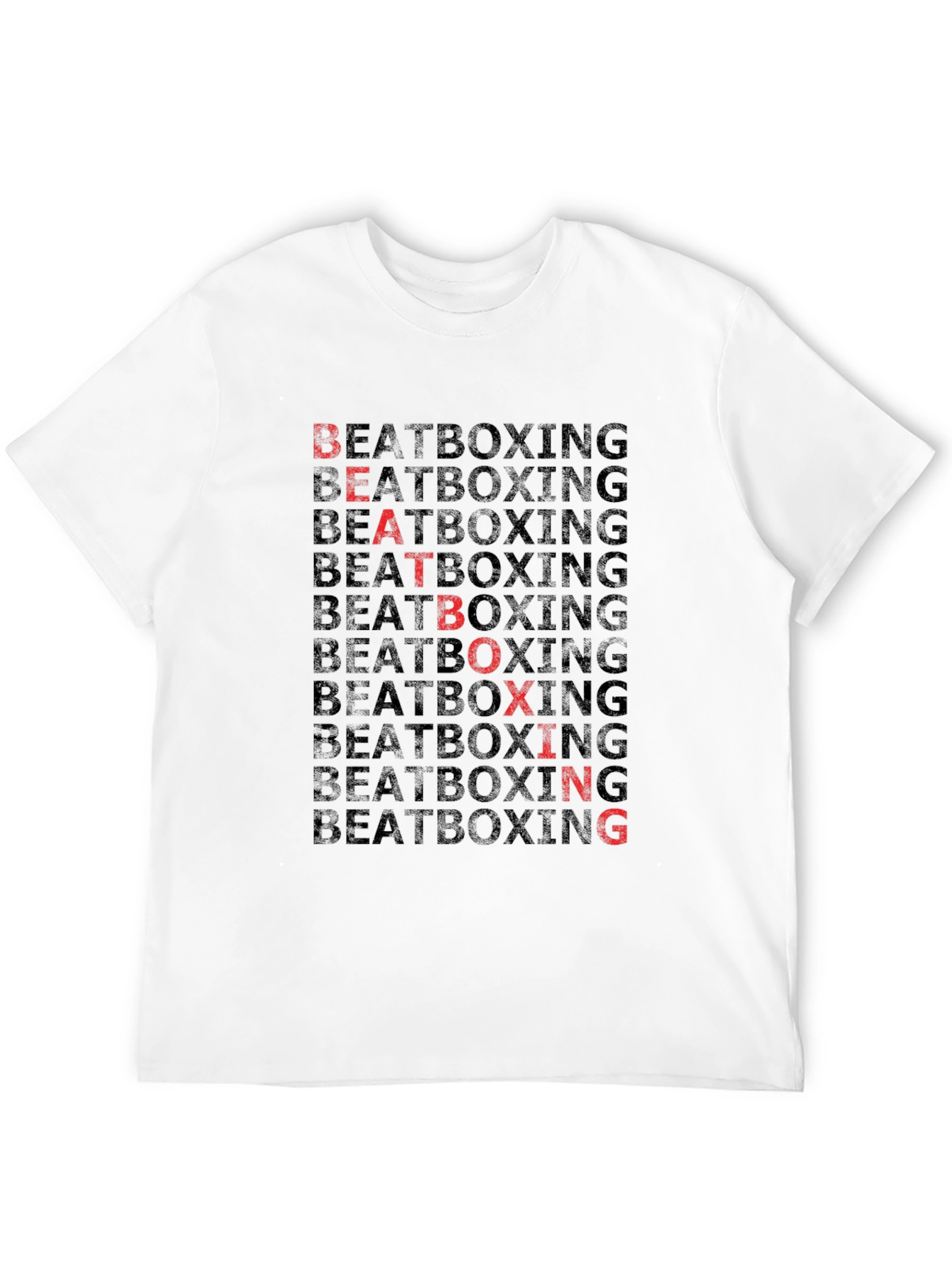 Beatboxing Graphic Tee - Black Cotton Blend