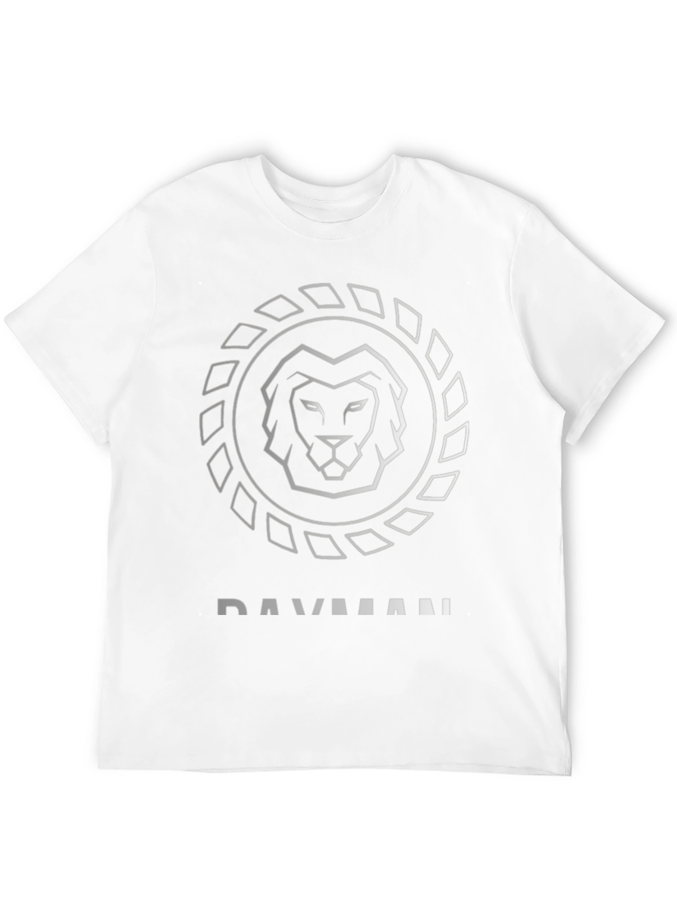 Lion Logo Black T-Shirt - Modern Graphic Tee